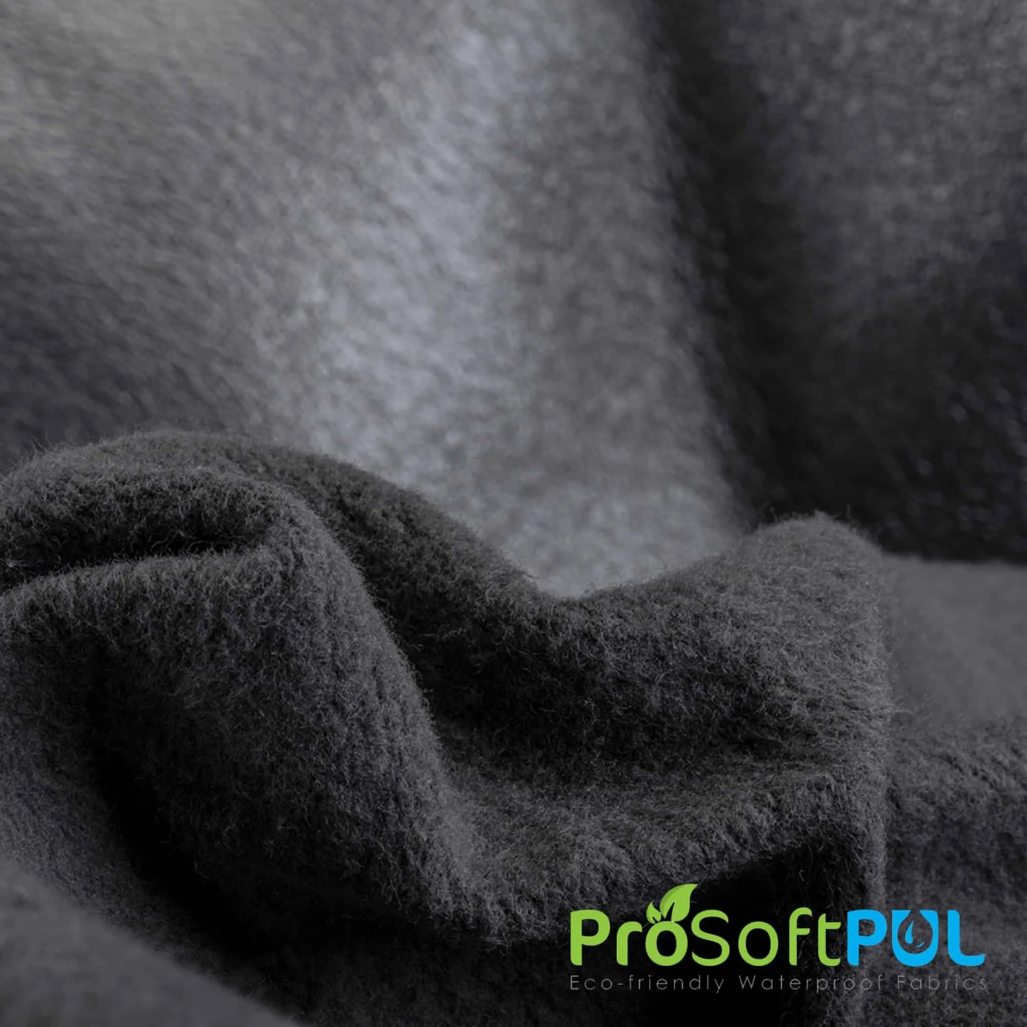 ProSoft® Stretch-FIT Organic Cotton Fleece Waterproof ECO-PUL™ Silver Fabric (W-661)