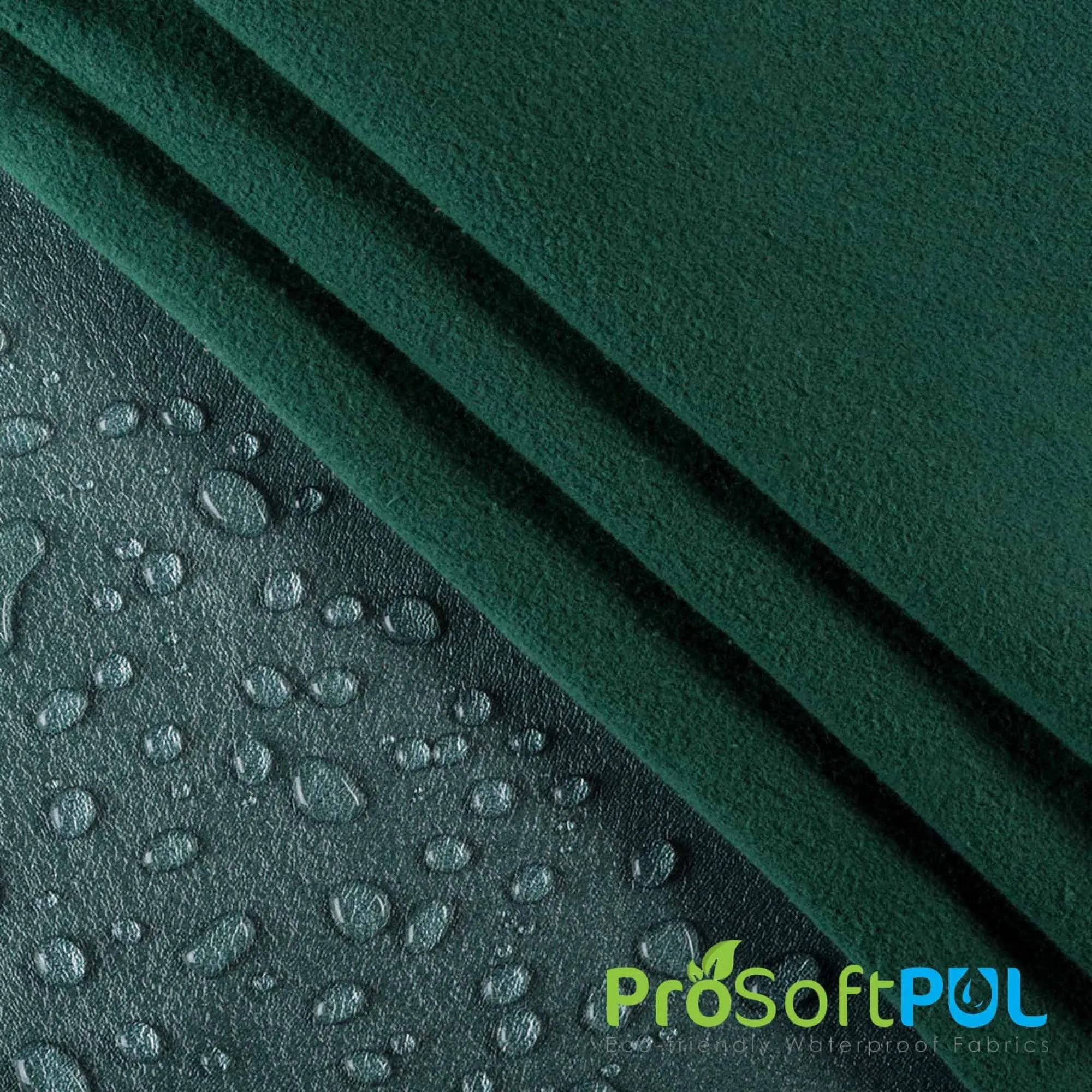 ProSoft® Stretch-FIT Organic Cotton Fleece Waterproof ECO-PUL™ Silver Fabric (W-661)