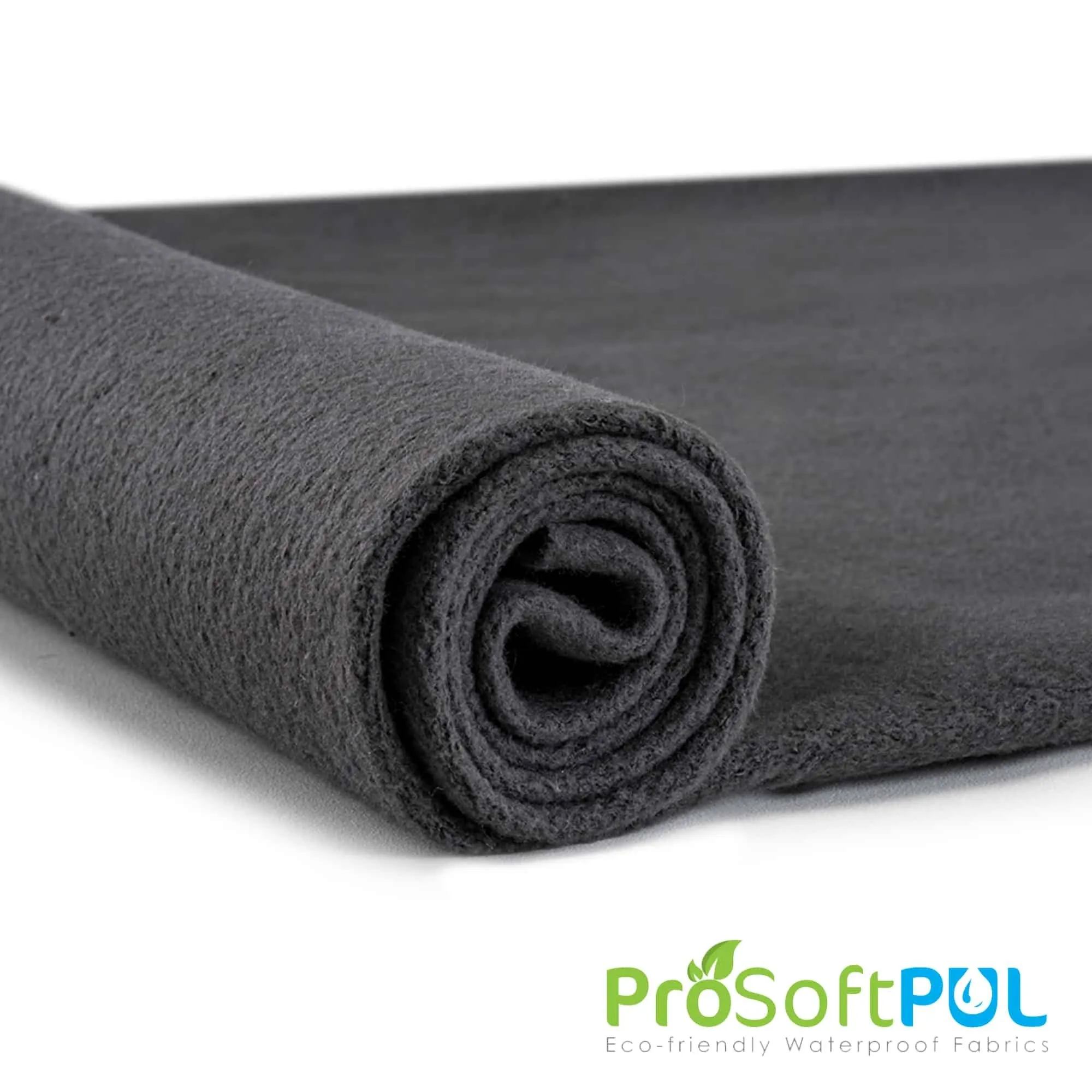 ProSoft® Stretch-FIT Organic Cotton Fleece Waterproof ECO-PUL™ Silver Fabric (W-661)