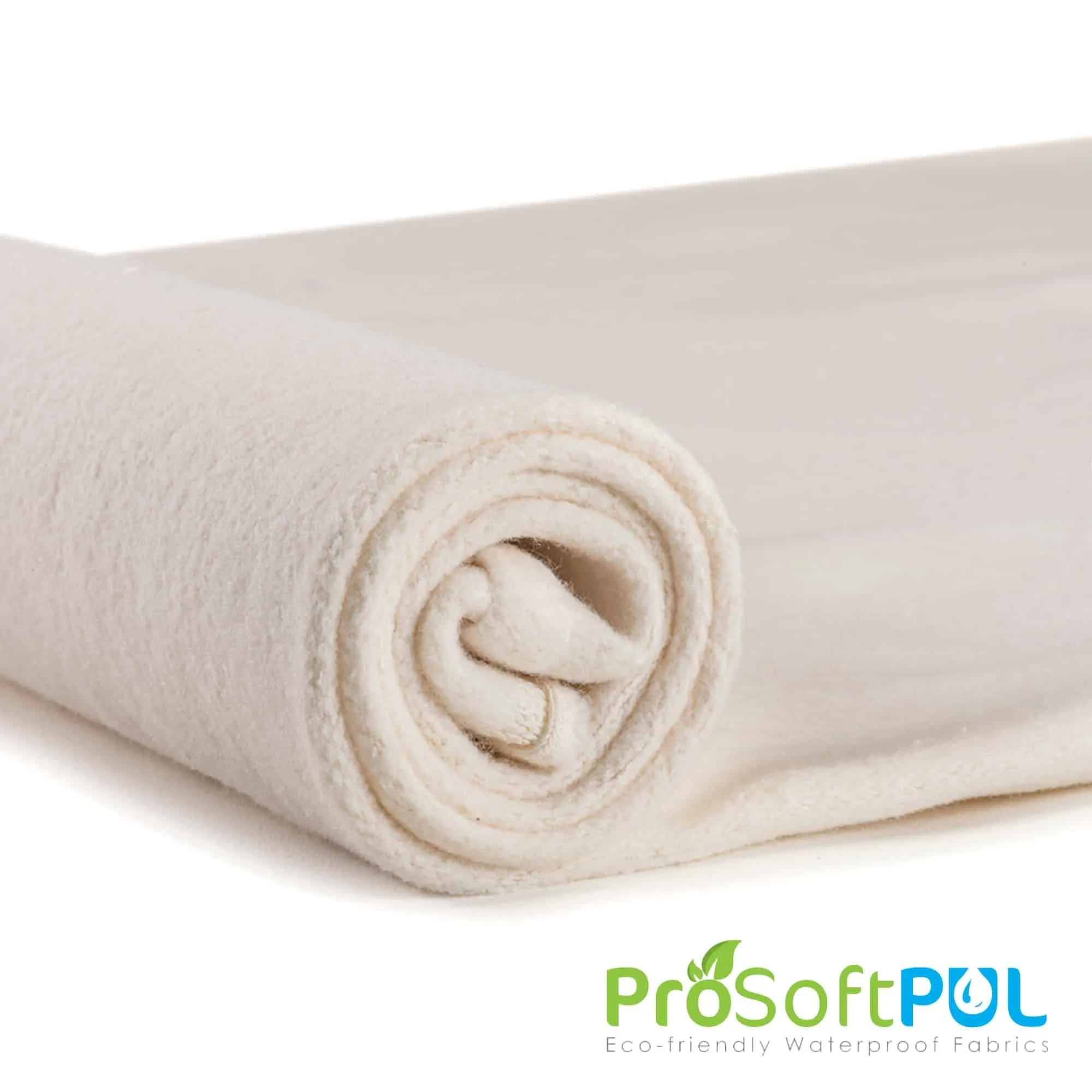 ProSoft® Stretch-FIT Organic Cotton Fleece Waterproof ECO-PUL™ Silver Fabric (W-661)