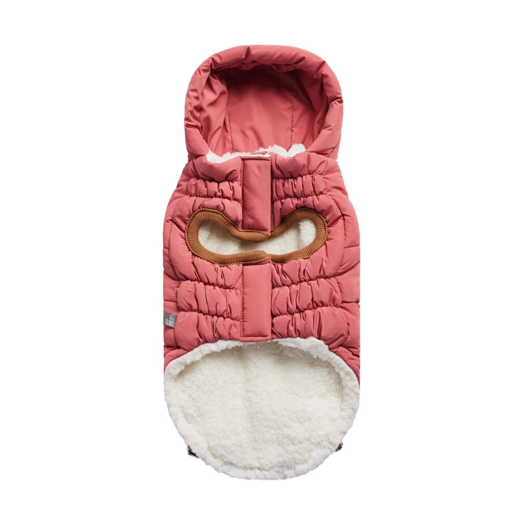 Puff Dog Parka - Pink