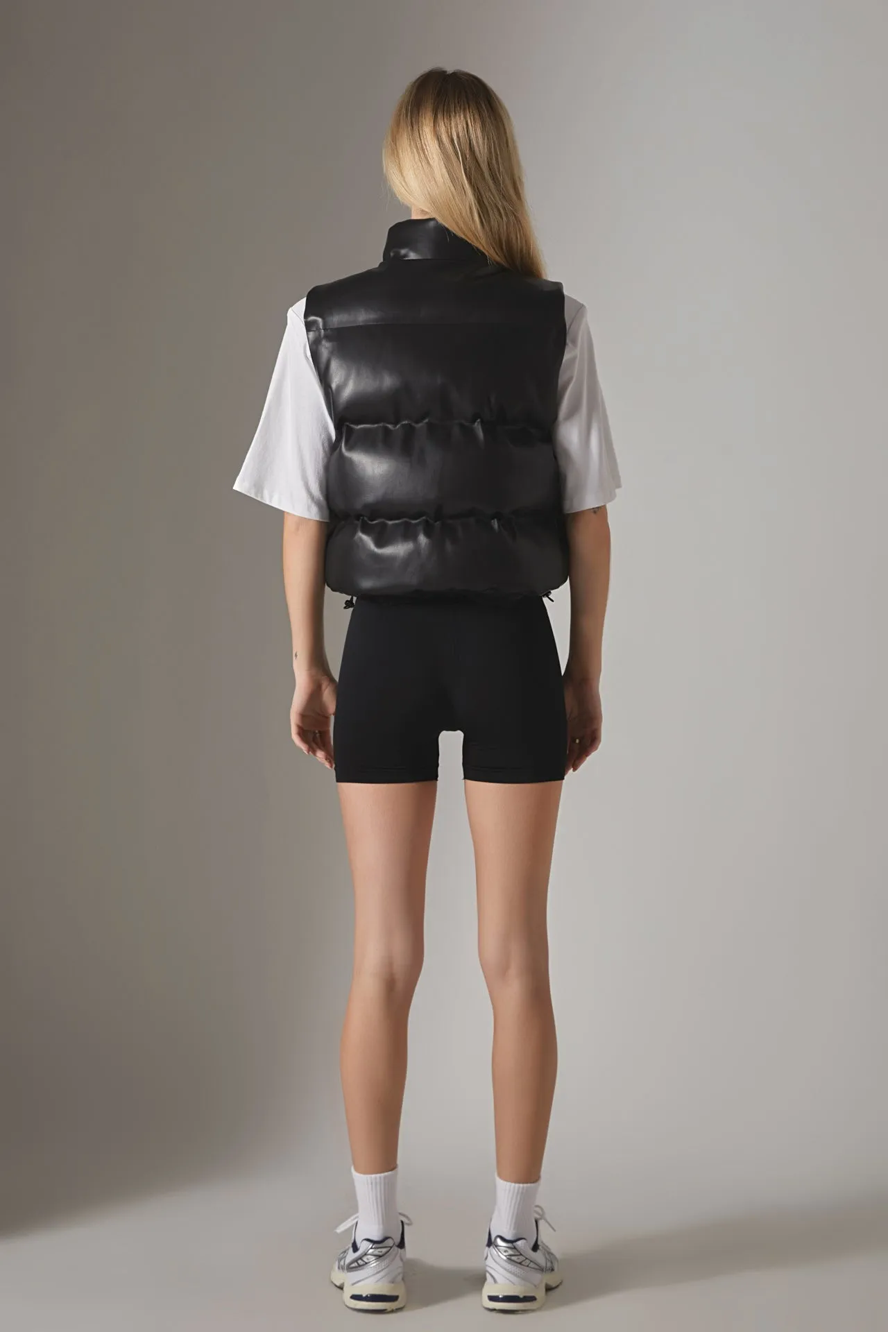 Puffer Cropped Vest