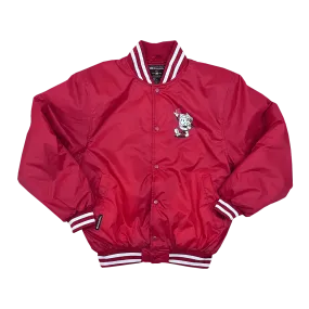 "Happy Old Fashioned" Red Nylon Jacket