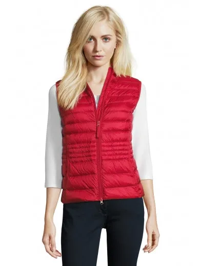 Red Padded Gilet Coat