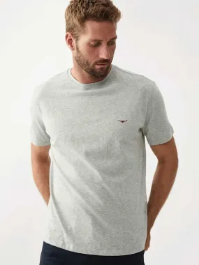 RM WILLIAMS Parson T-Shirt - Men's Crew Neck - Grey Marle