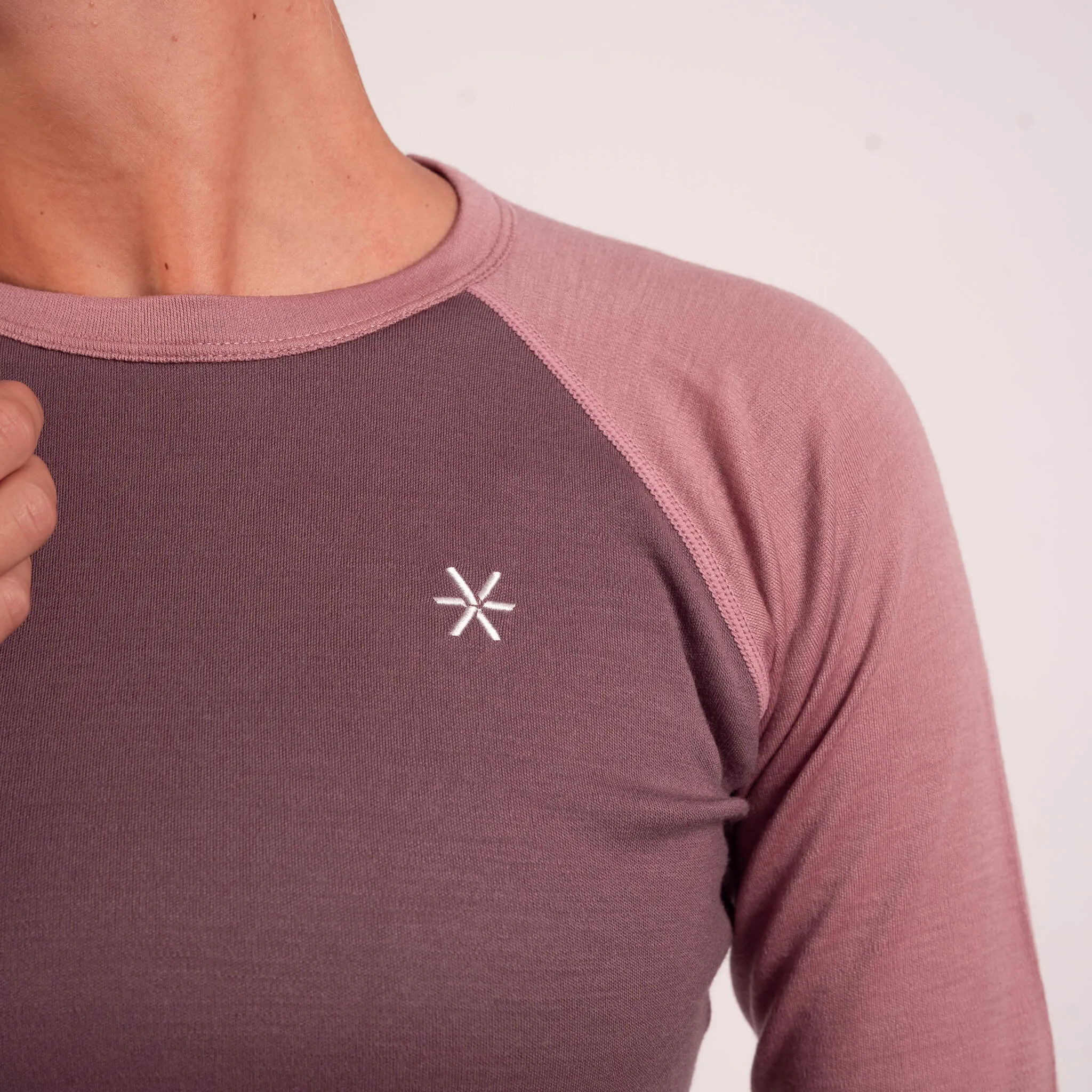 Rose 100% Merino Wool Long Sleeve