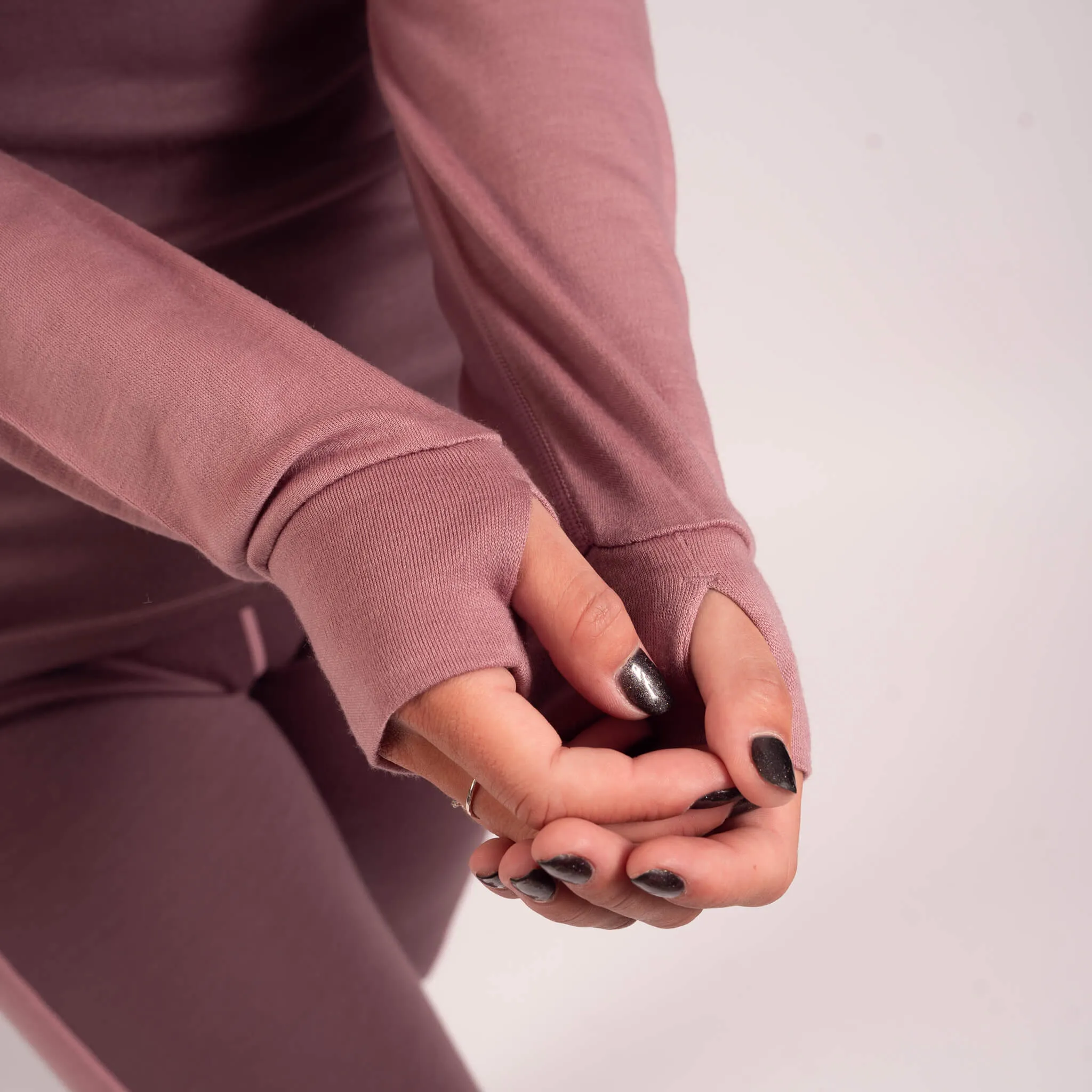 Rose 100% Merino Wool Long Sleeve