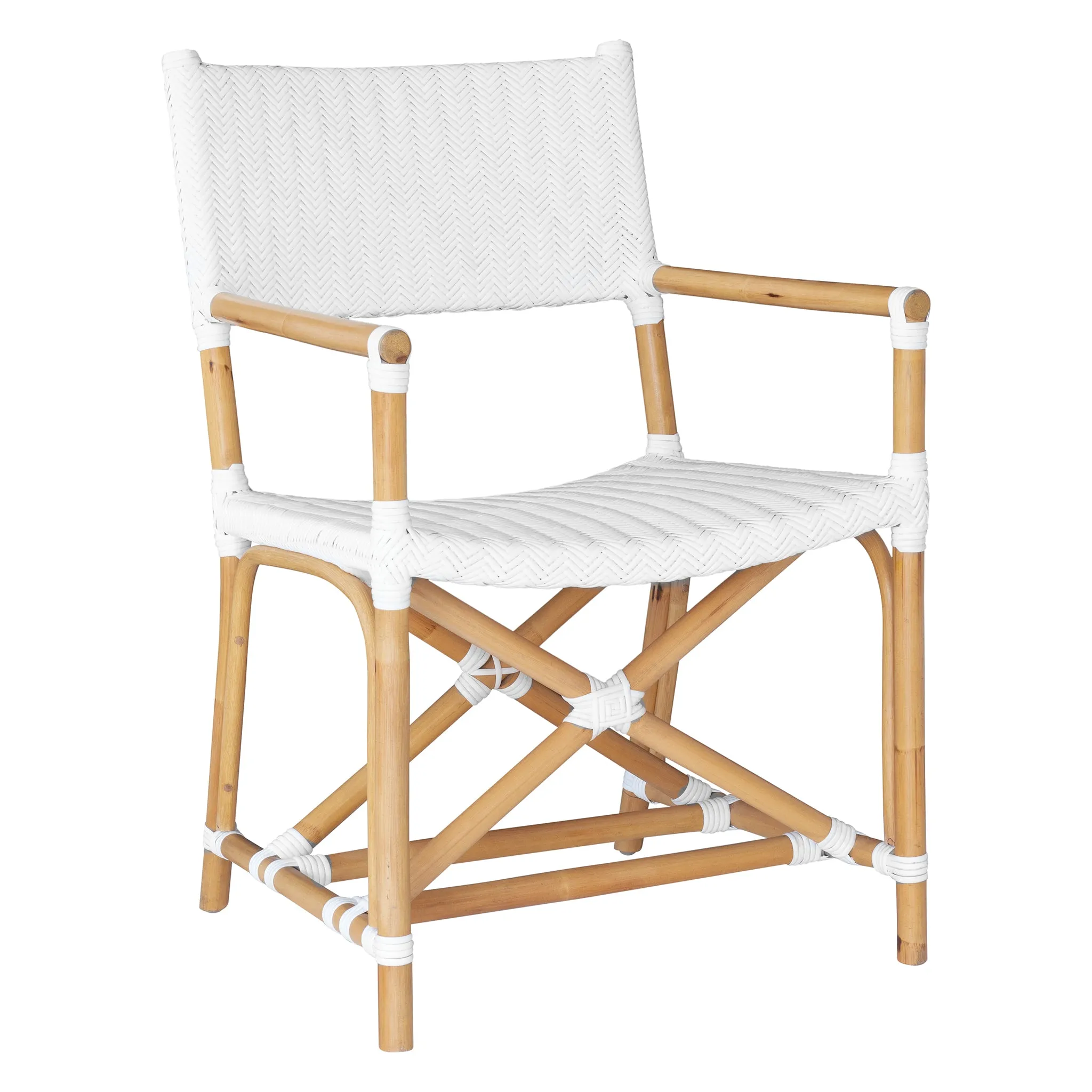 SAFARI ARM CHAIR | WHITE