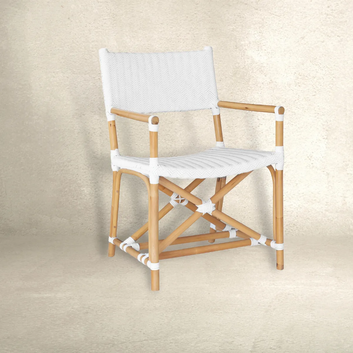 SAFARI ARM CHAIR | WHITE