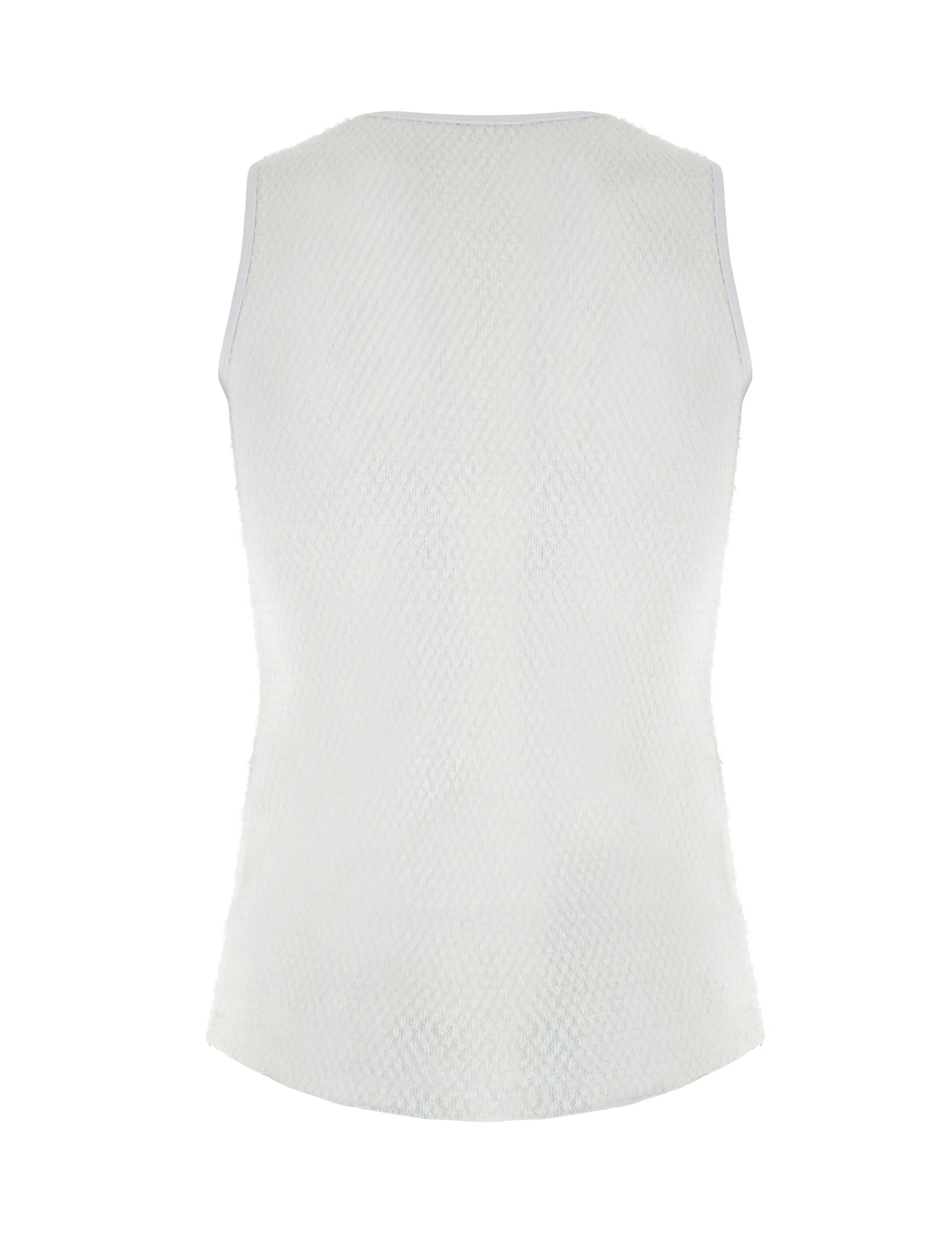 Santini Alpha Sleeveless Baselayer - White