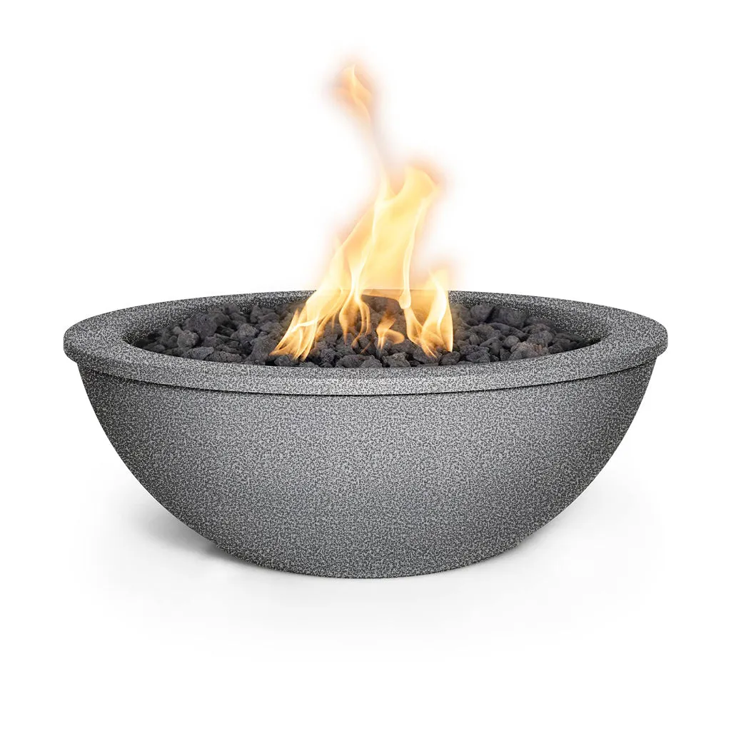 Sedona 27" Round Fire Bowl, Powder Coated Metal - Fire Feature