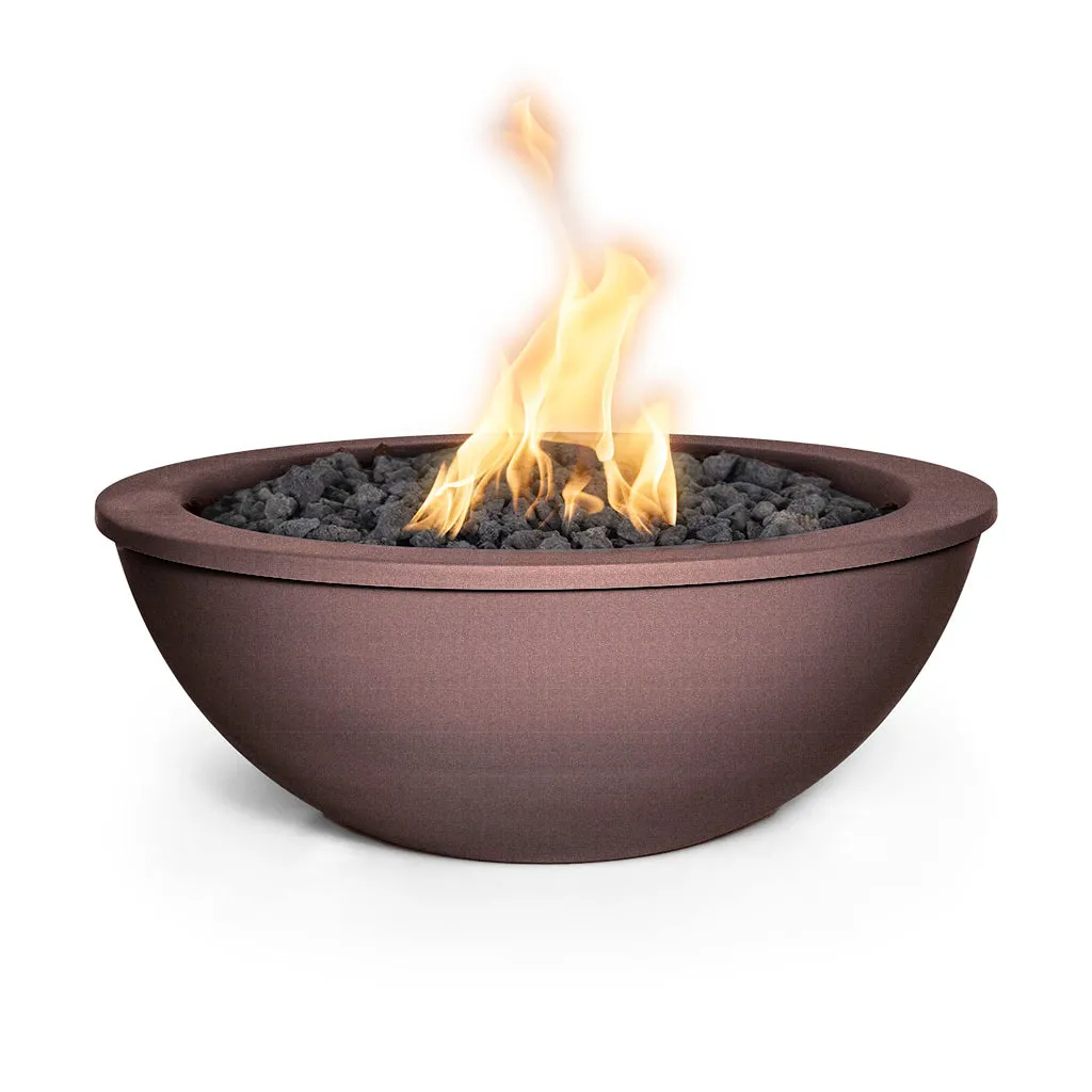 Sedona 27" Round Fire Bowl, Powder Coated Metal - Fire Feature