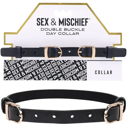 Sex & Mischief Double Buckle Day Collar