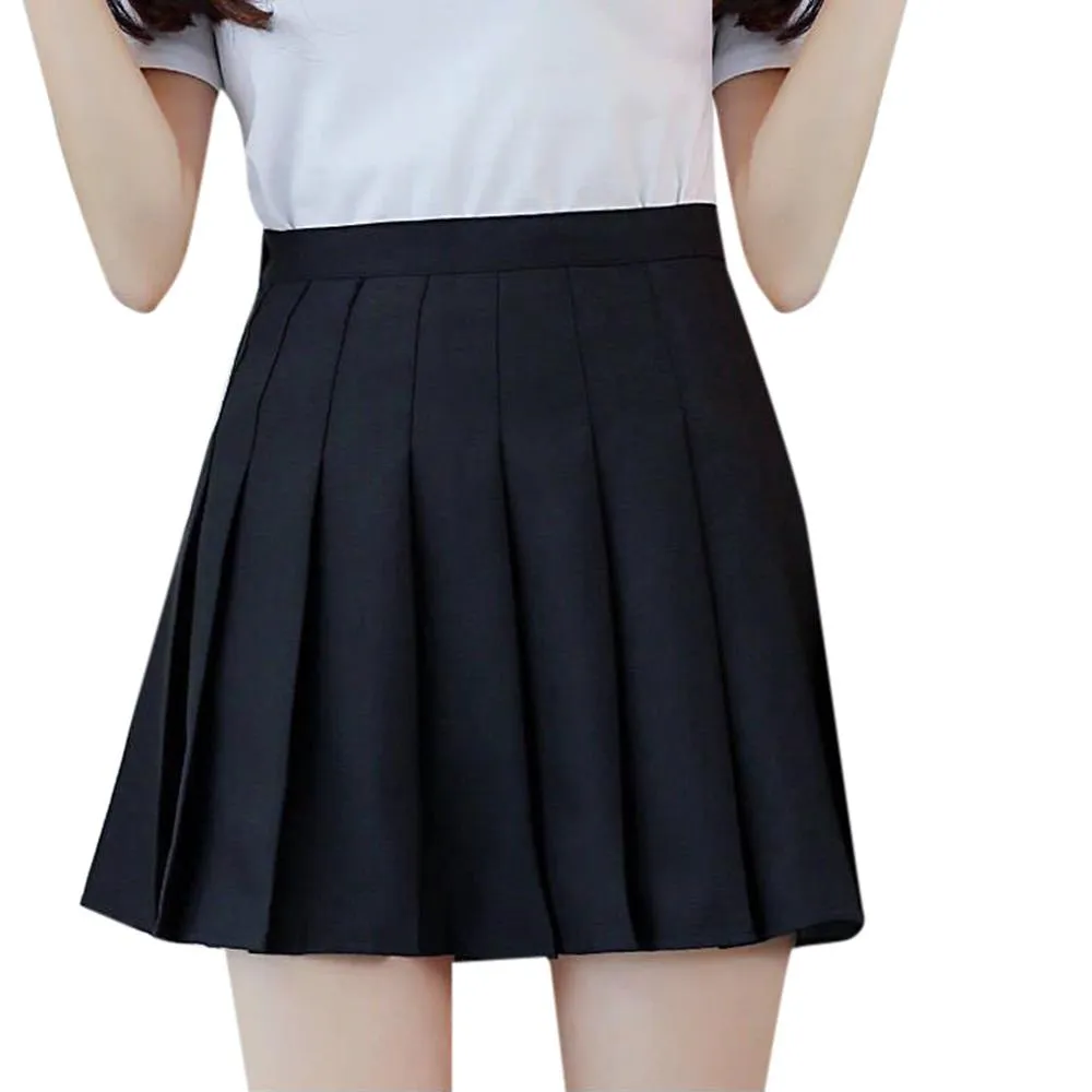 Sexy Women High Waist Black Mini Skirt