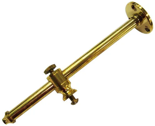 SMOKE SHADE ARM BRASS 8 INCH