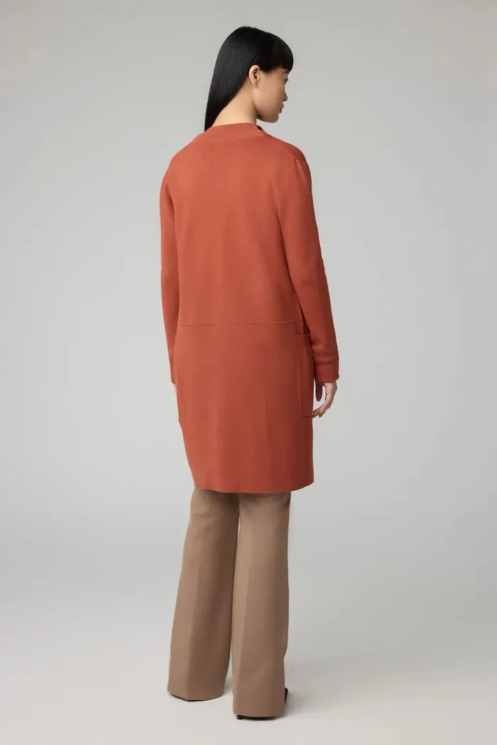 SOIA&KYO BENELA - Mid-Thigh-length Sustainable Coatigan With Lapels