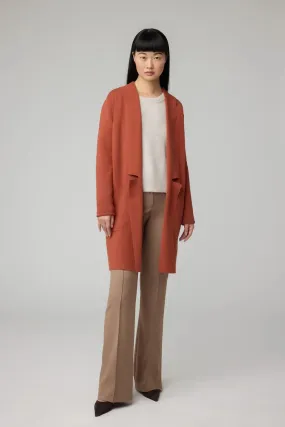 SOIA&KYO BENELA - Mid-Thigh-length Sustainable Coatigan With Lapels