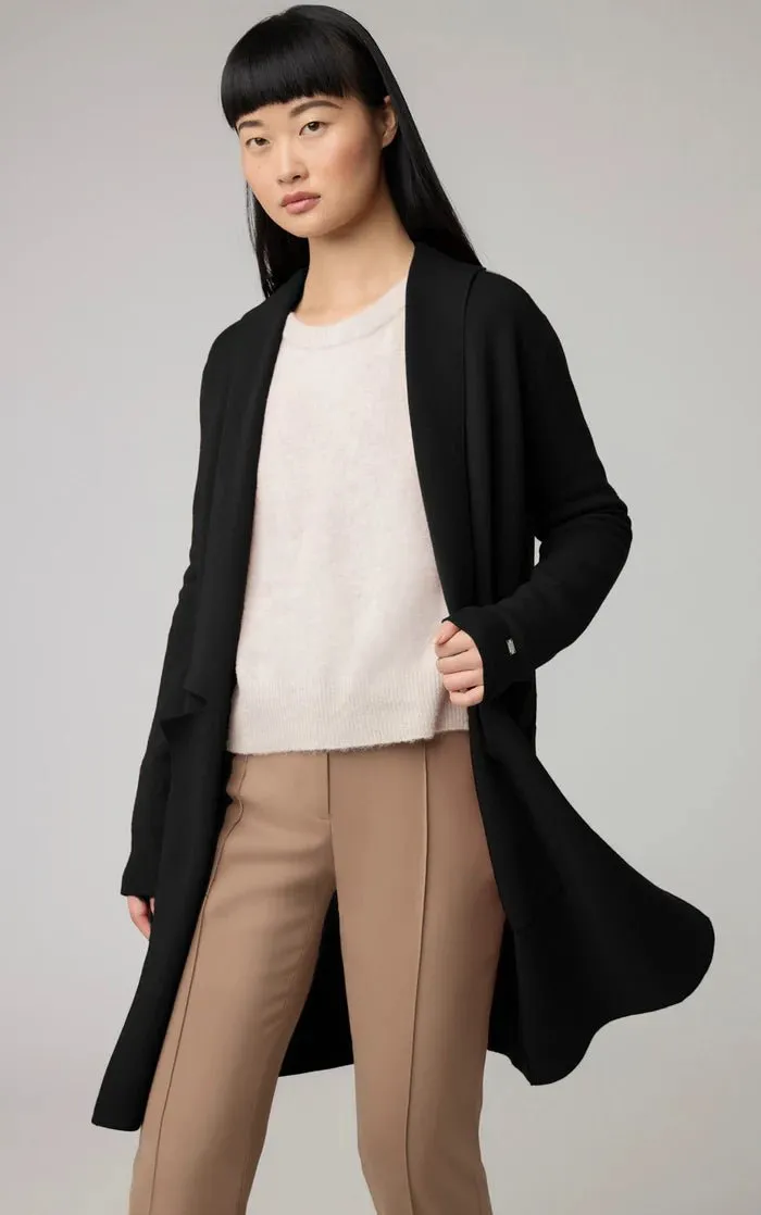 SOIA&KYO BENELA - Mid-Thigh-length Sustainable Coatigan With Lapels