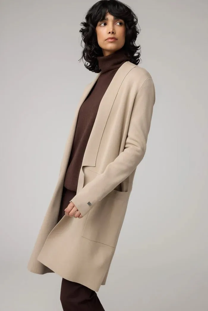 SOIA&KYO BENELA - Mid-Thigh-length Sustainable Coatigan With Lapels