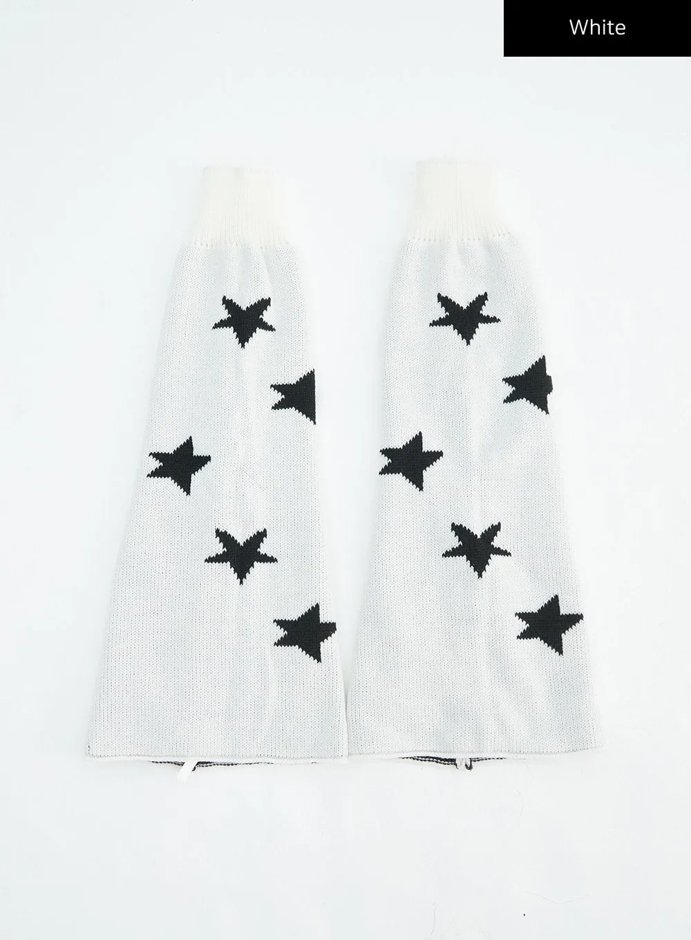 Star Graphic Reversible Leg Warmers IN316