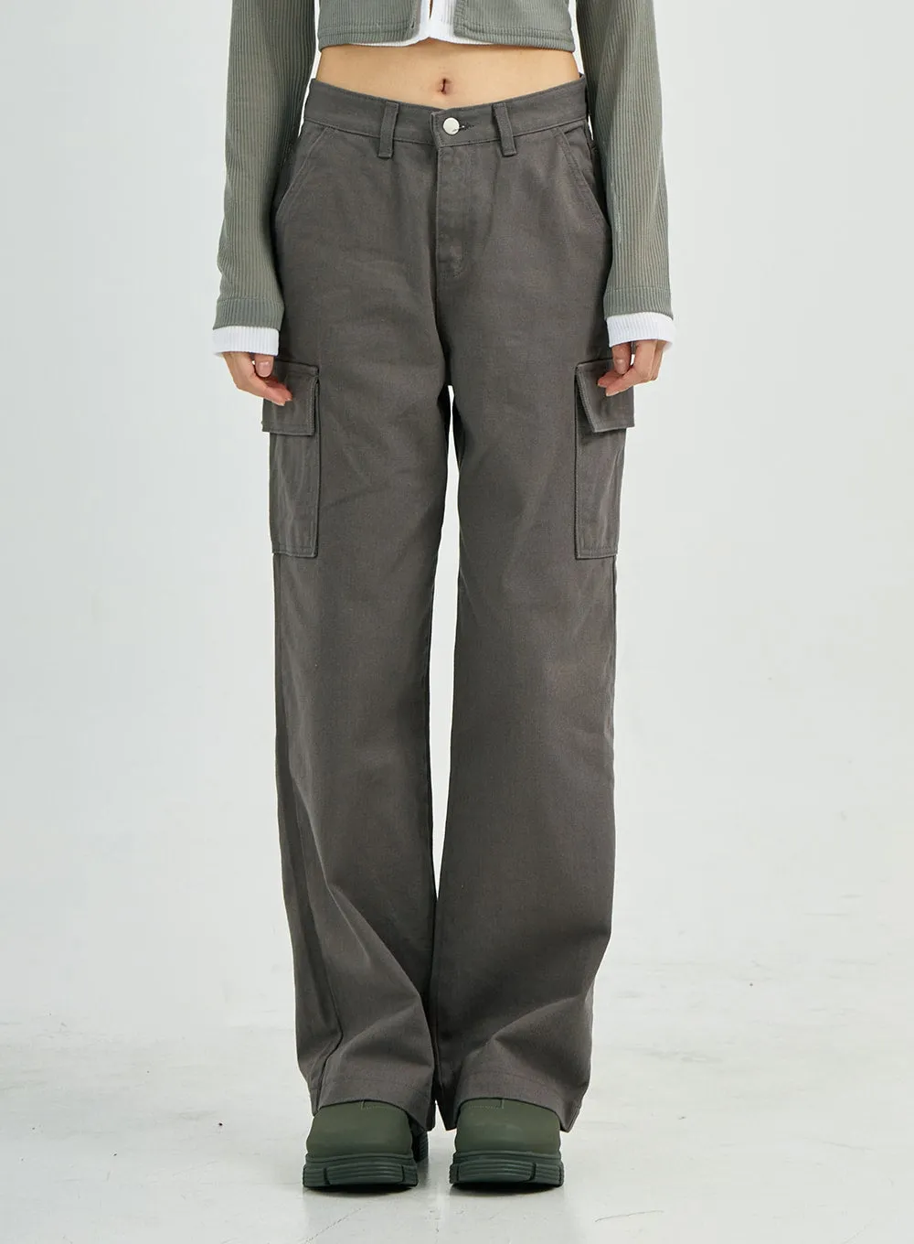 Stella Wide Cargo Cotton Pants CS23