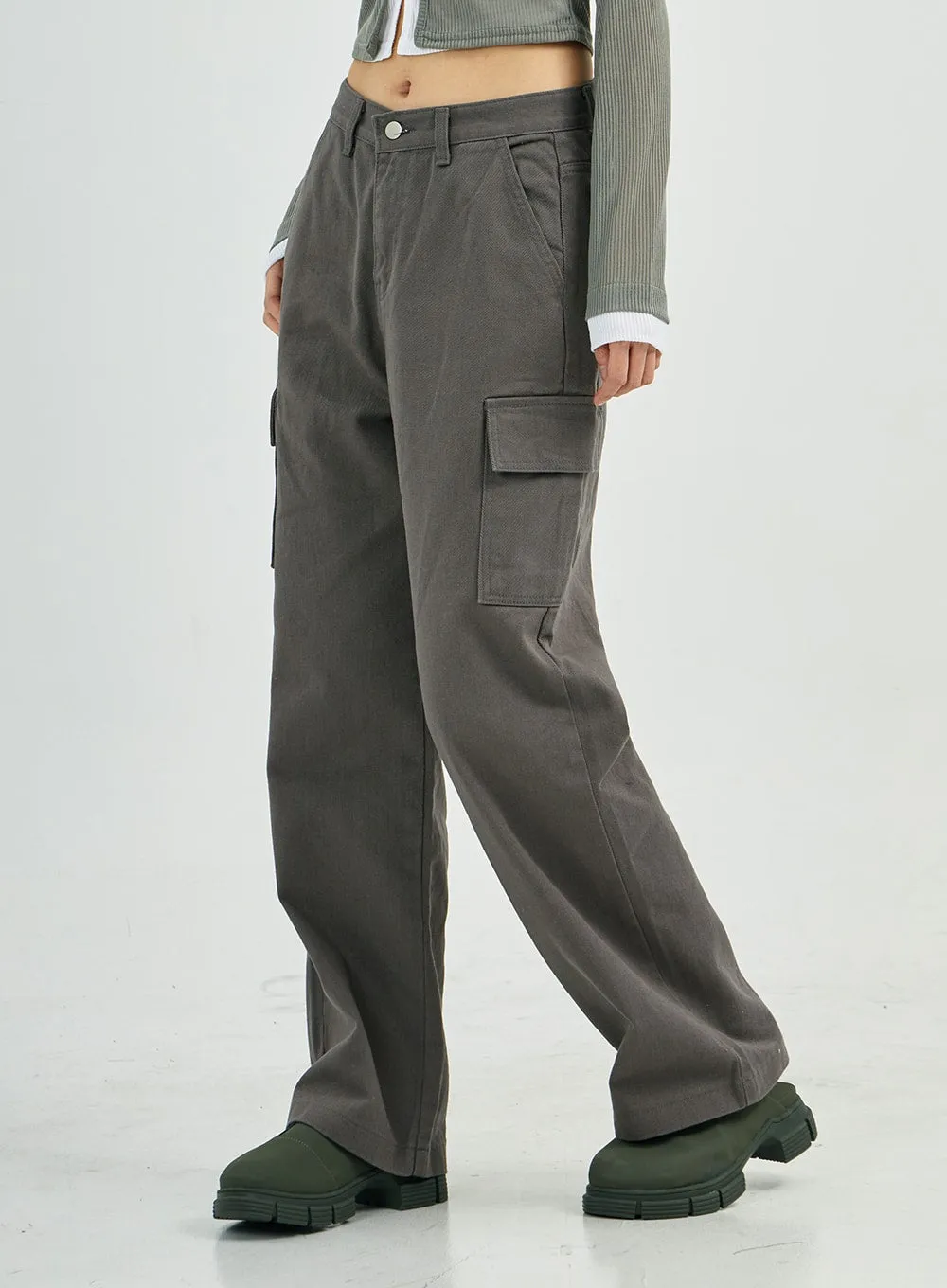 Stella Wide Cargo Cotton Pants CS23