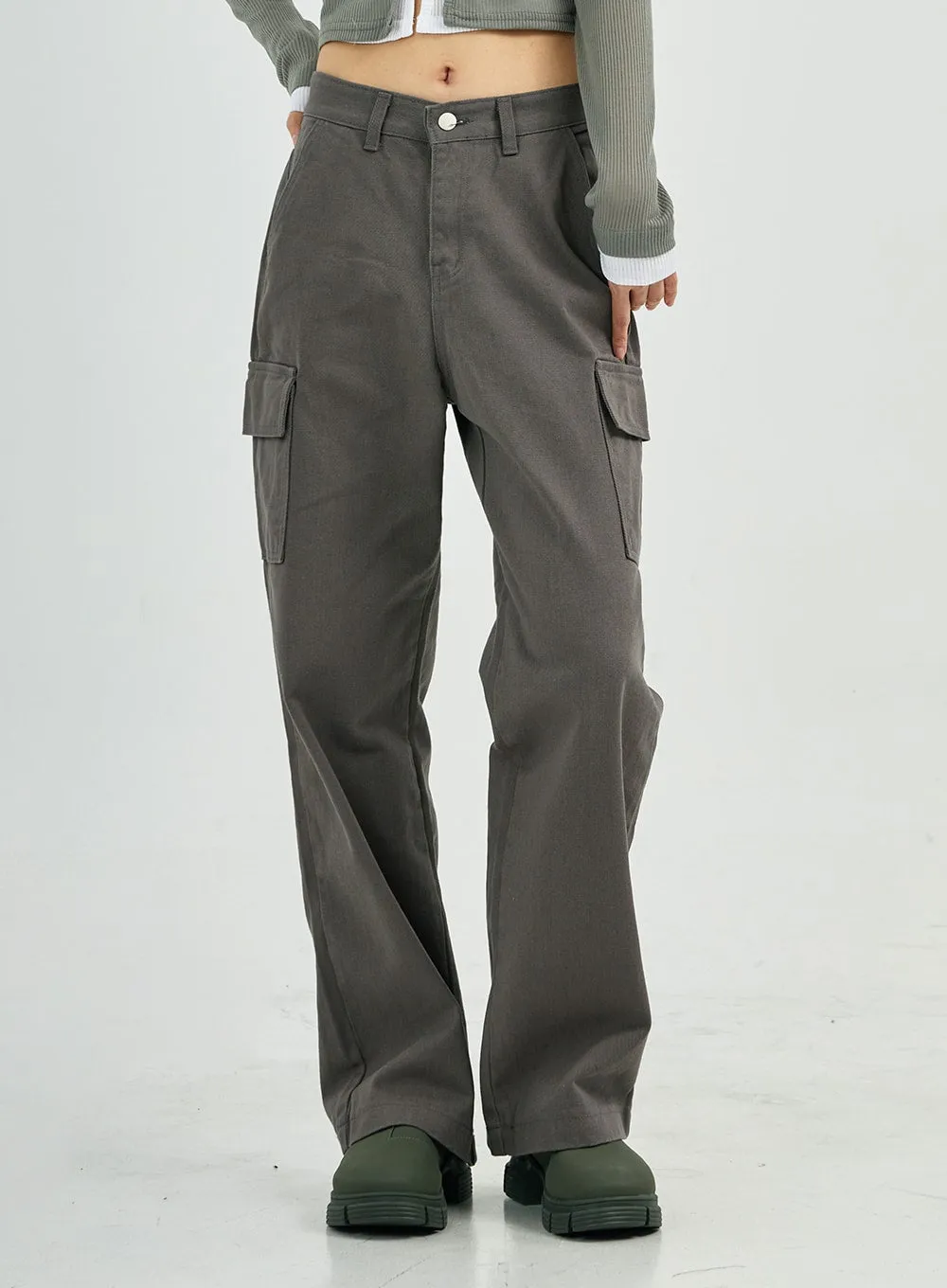 Stella Wide Cargo Cotton Pants CS23