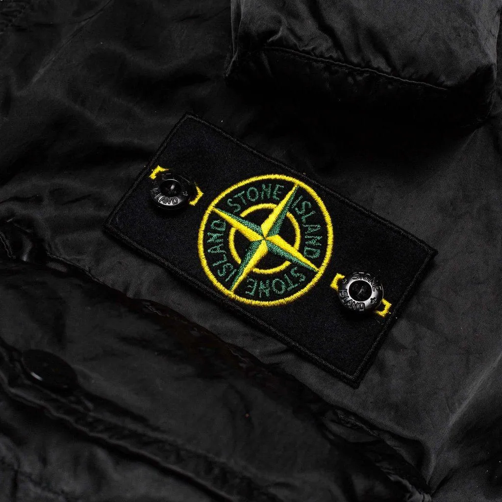 Stone Island Black Nylon Raso Gilet