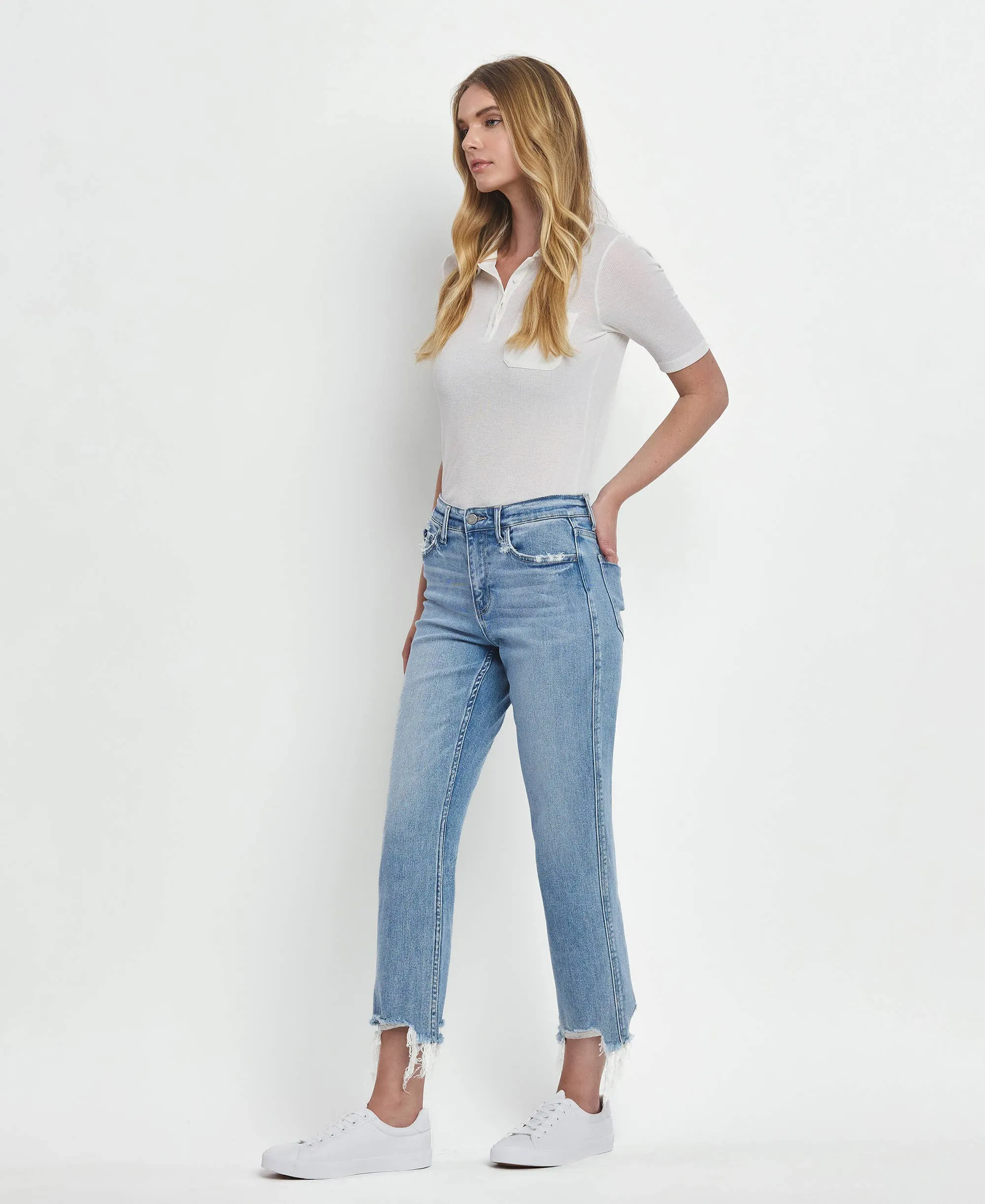 Straight Cropped Jeans