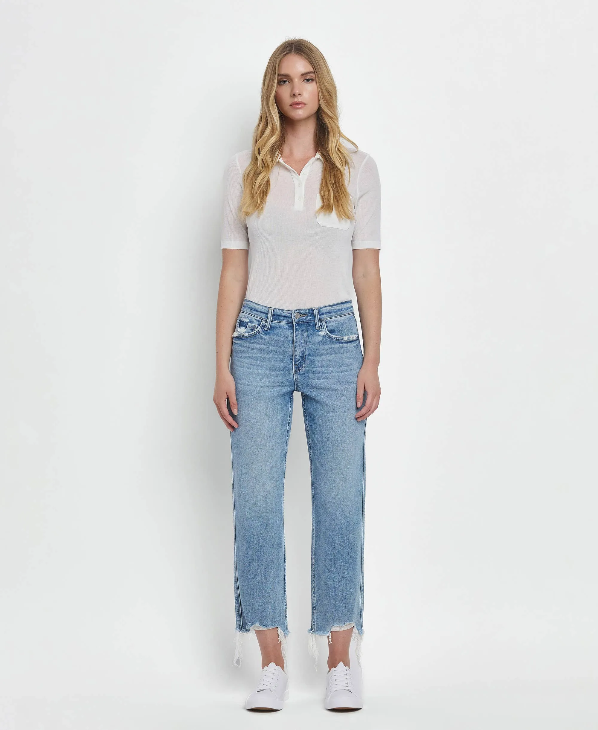 Straight Cropped Jeans