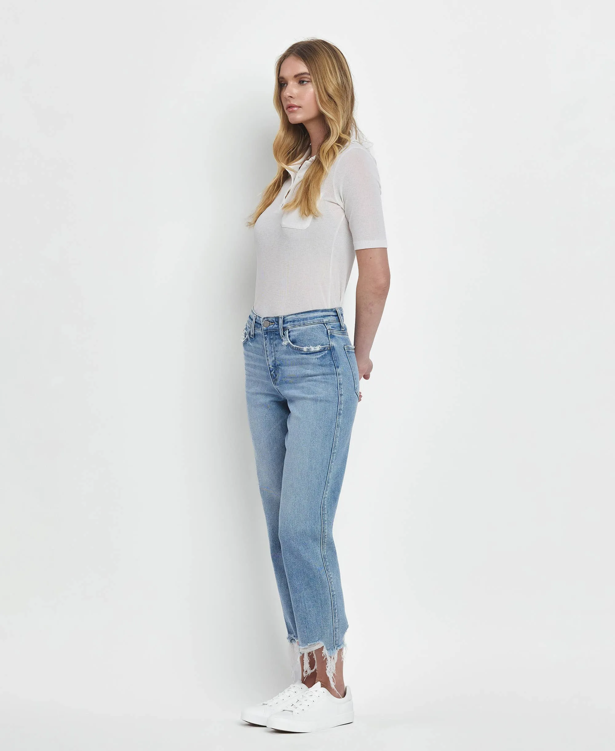 Straight Cropped Jeans