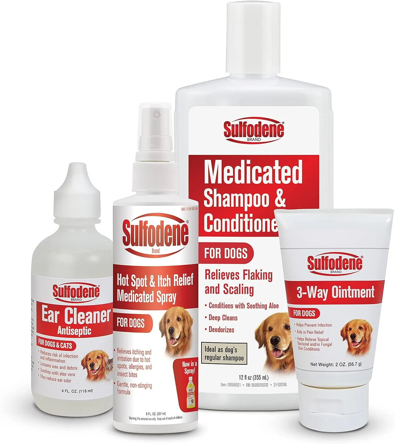 Sulfodene 3-Way Ointment for Dogs, 2 oz