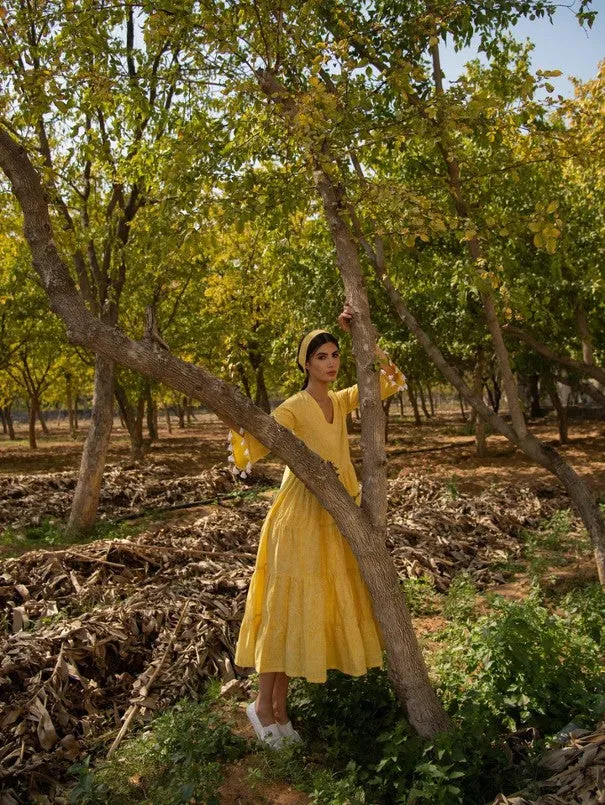 Sunny side up tier dress