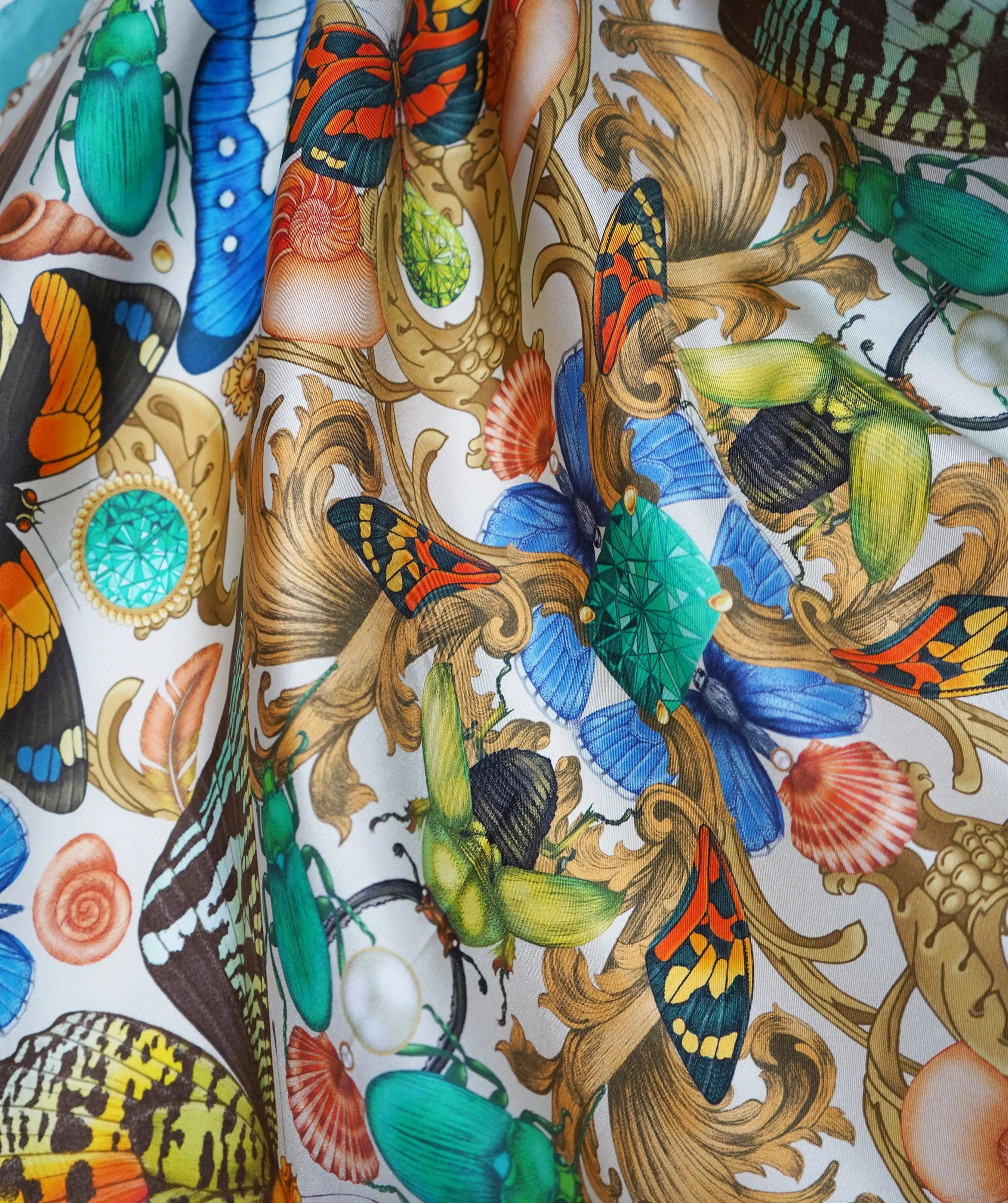 The Baroque Butterfly Scarf | 65x65cm [Preorder]