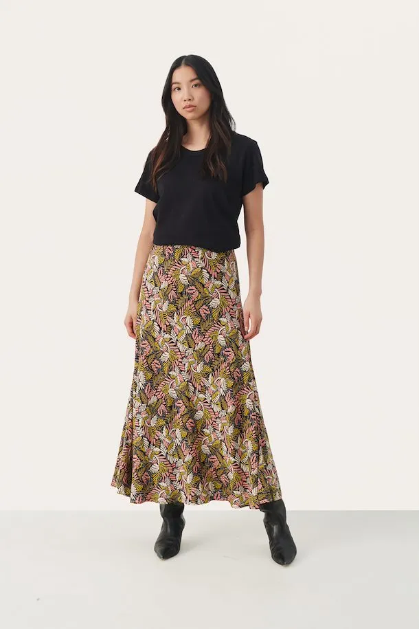 The Rin Skirt by Part Two - Crabapple Leaf - PLUS