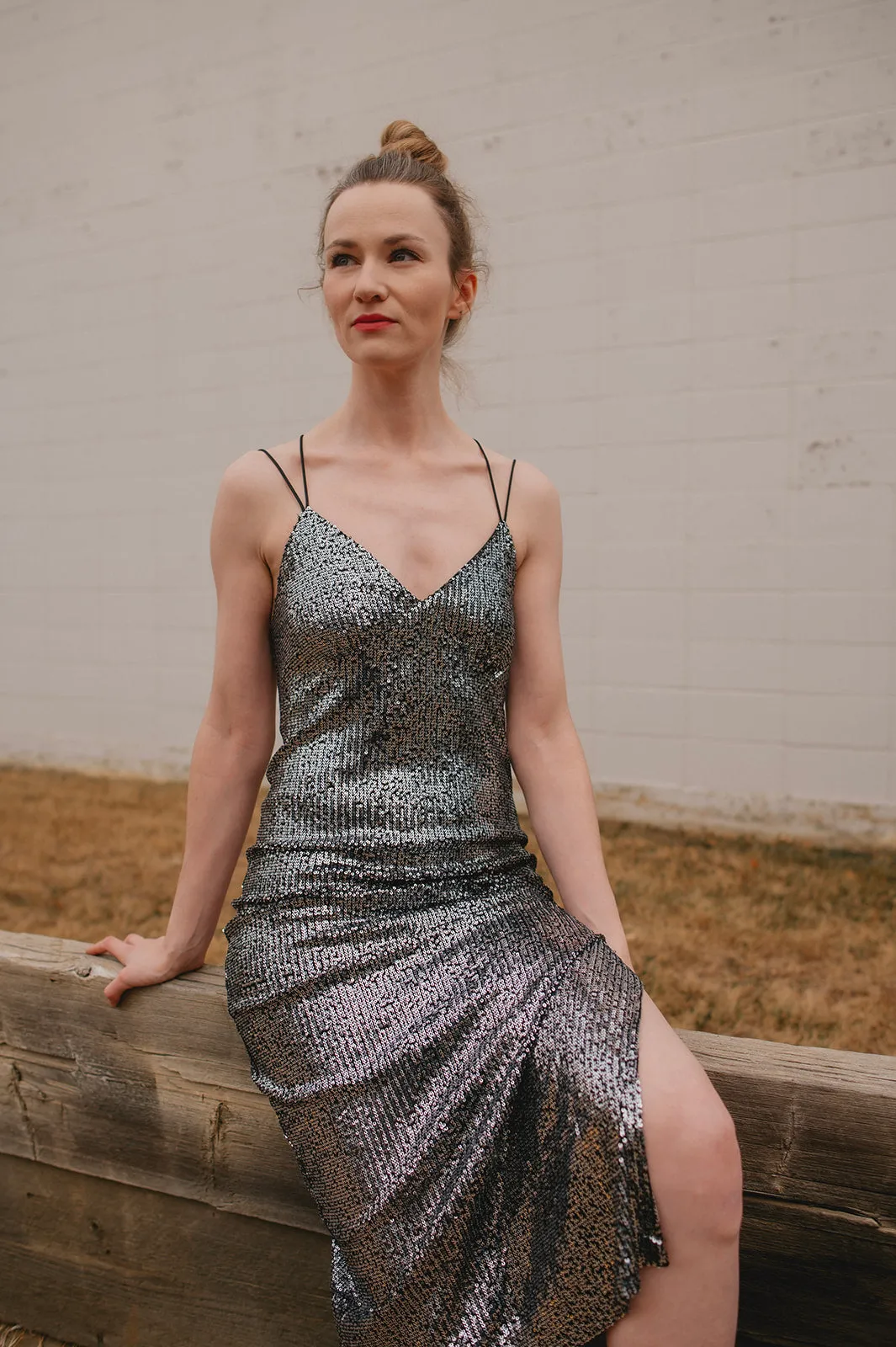 The Tenille Sequin Midi Dress