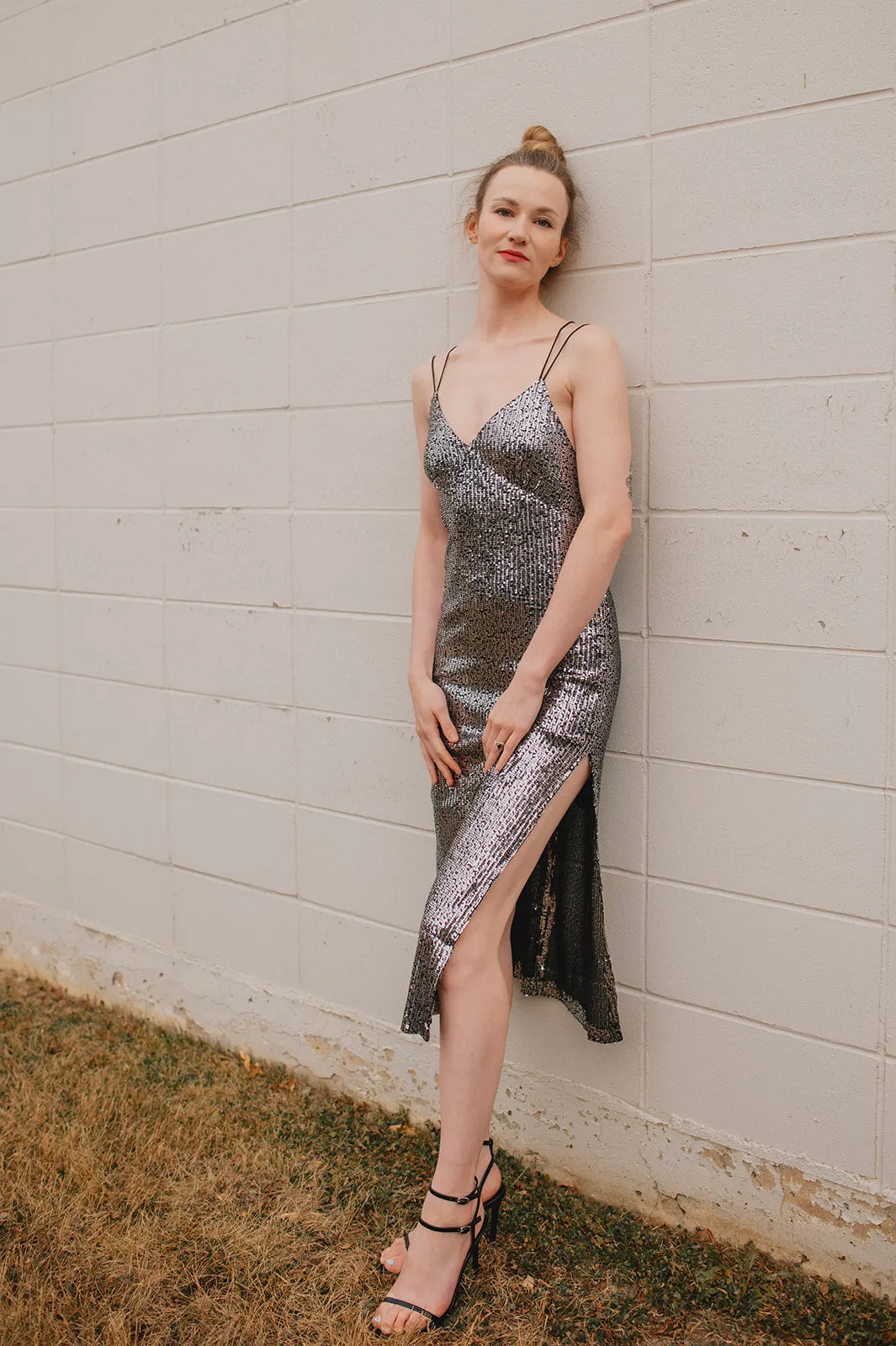 The Tenille Sequin Midi Dress