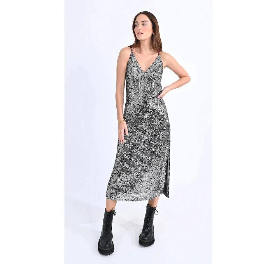 The Tenille Sequin Midi Dress