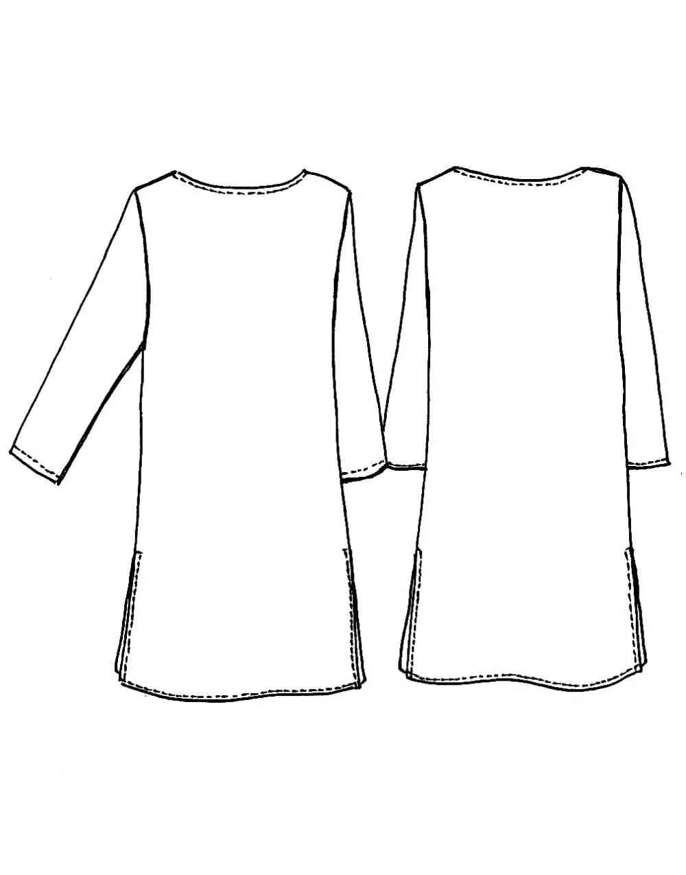 Tosca Tunic Sewing Pattern, Tessuti