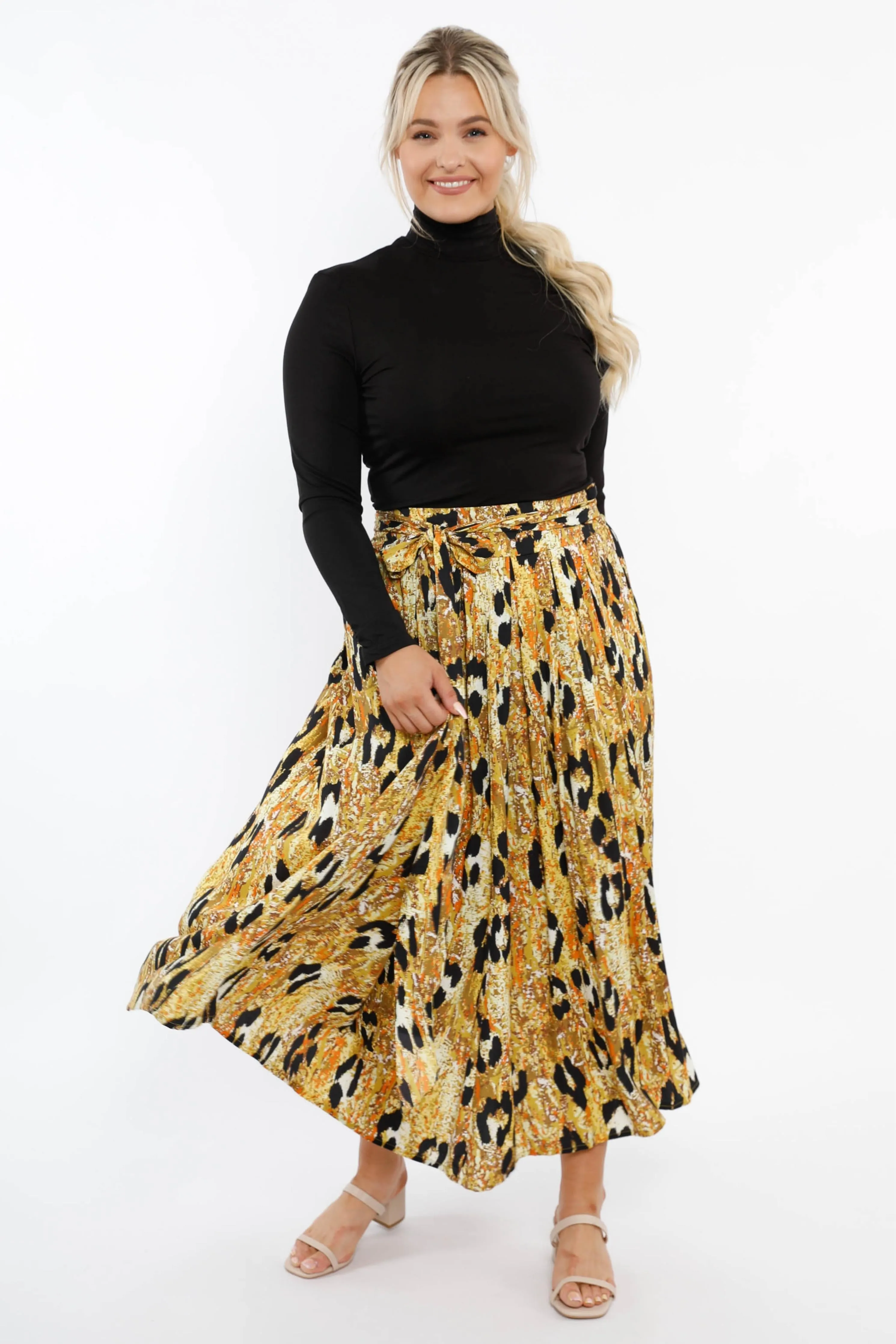 Twirl Tie Skirt | Enchanted Leopard | FINAL SALE