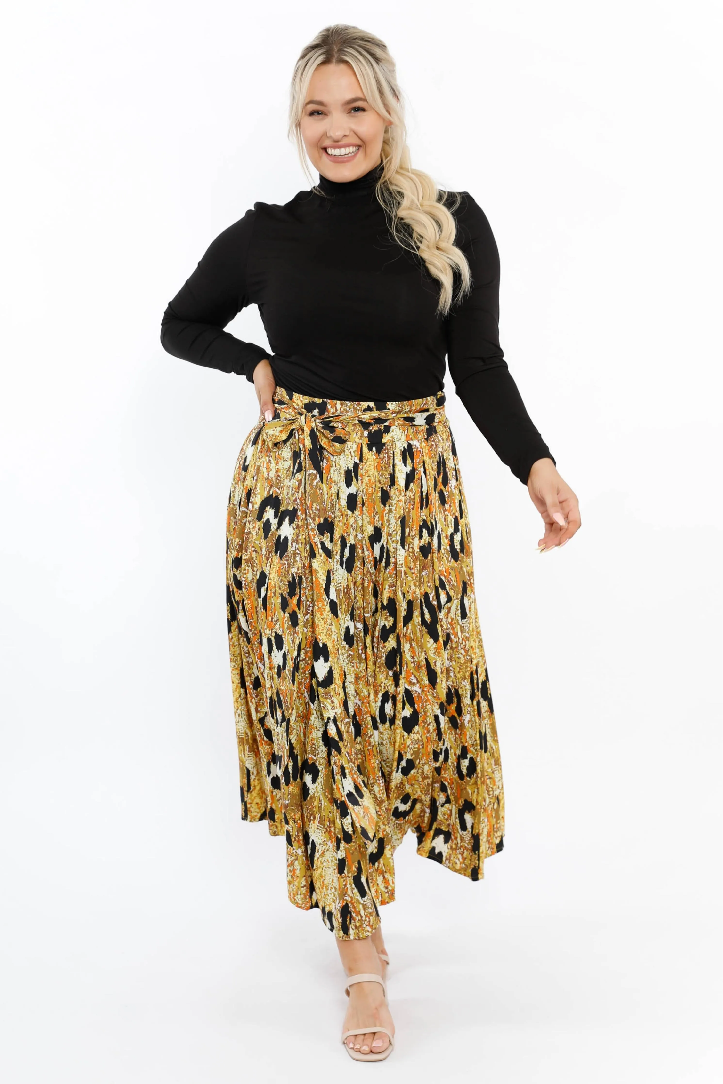 Twirl Tie Skirt | Enchanted Leopard | FINAL SALE