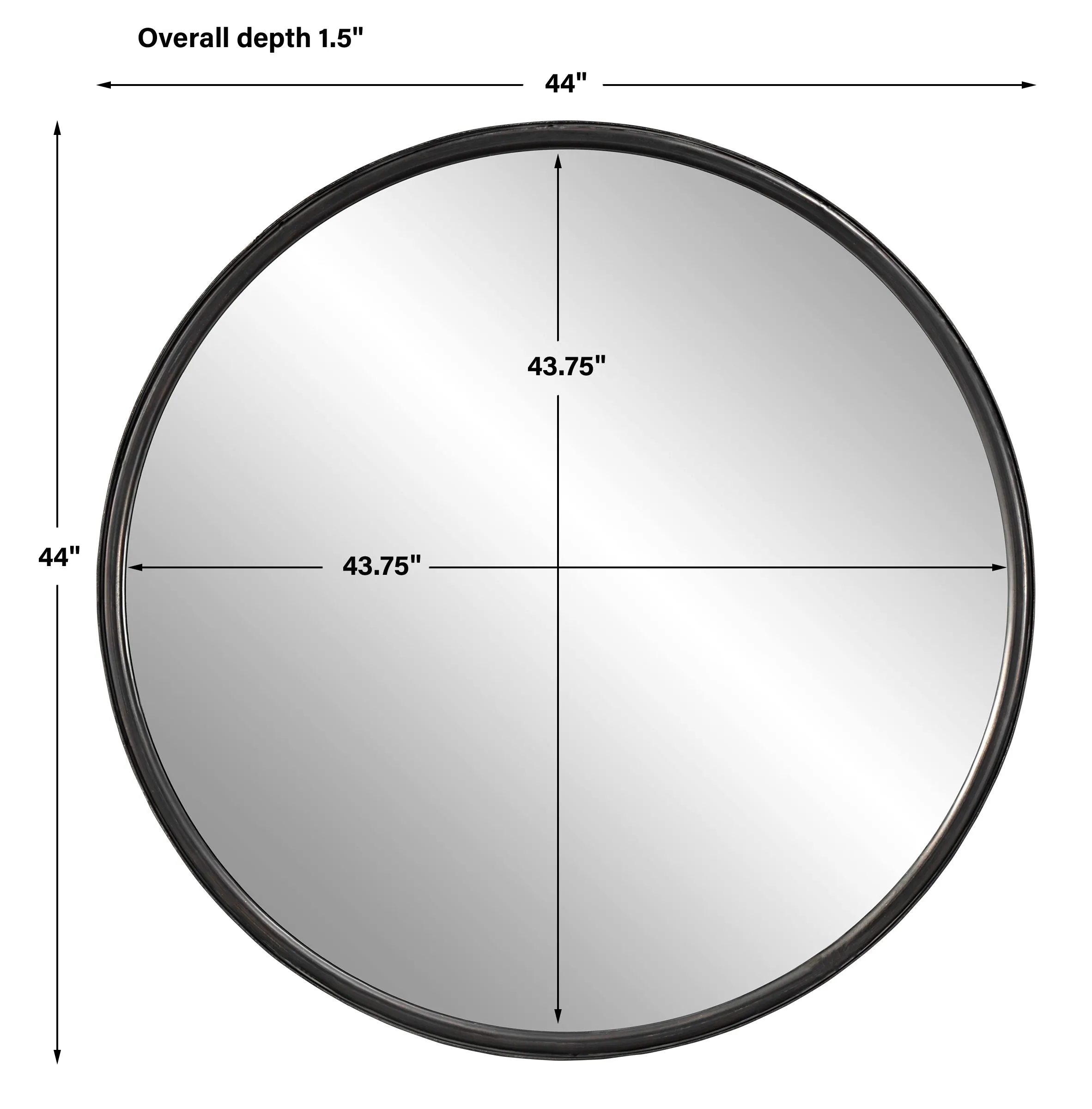 Uttermost Dawsyn Round Mirror