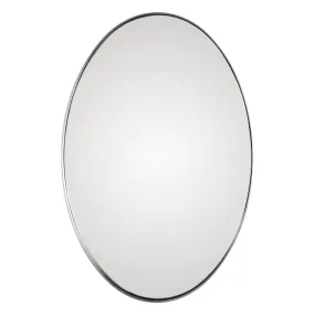 Uttermost Pursley Brushed Nickel Oval Mirror