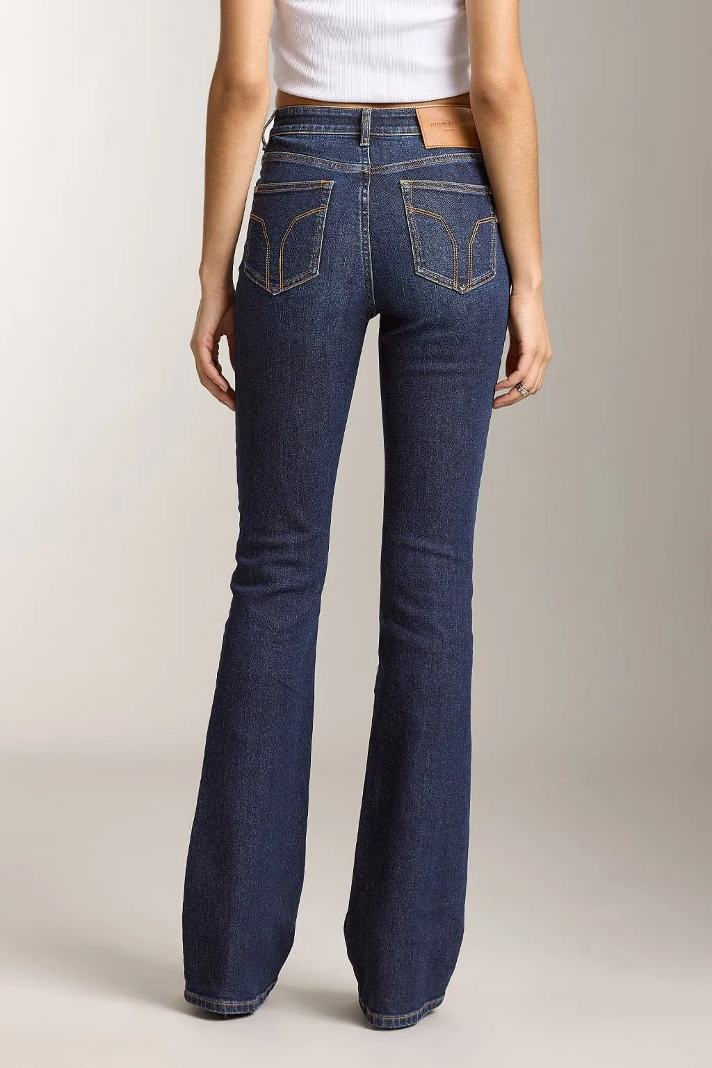 Vintage High Waist Flared Jeans