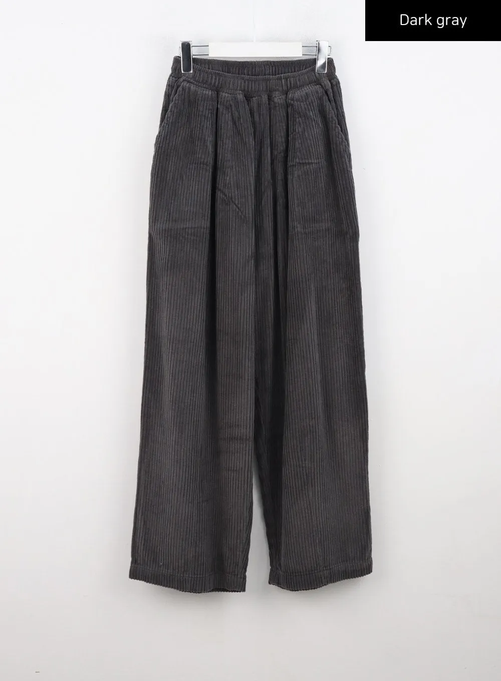 Wide Leg Corduroy Sweatpants CN303