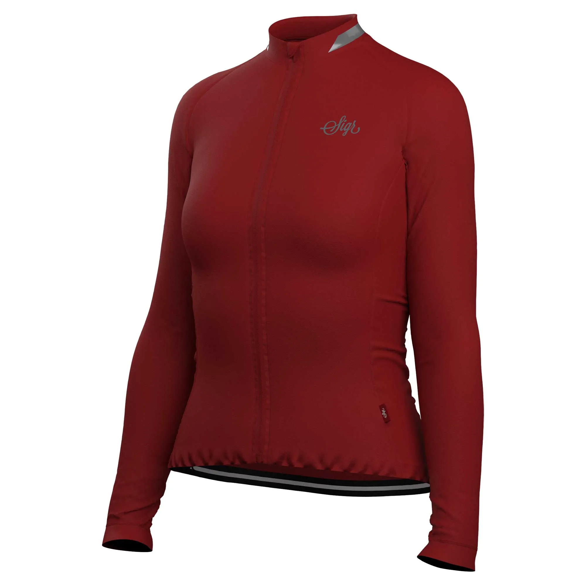 Wildflower Red Women's Long Sleeved Jersey