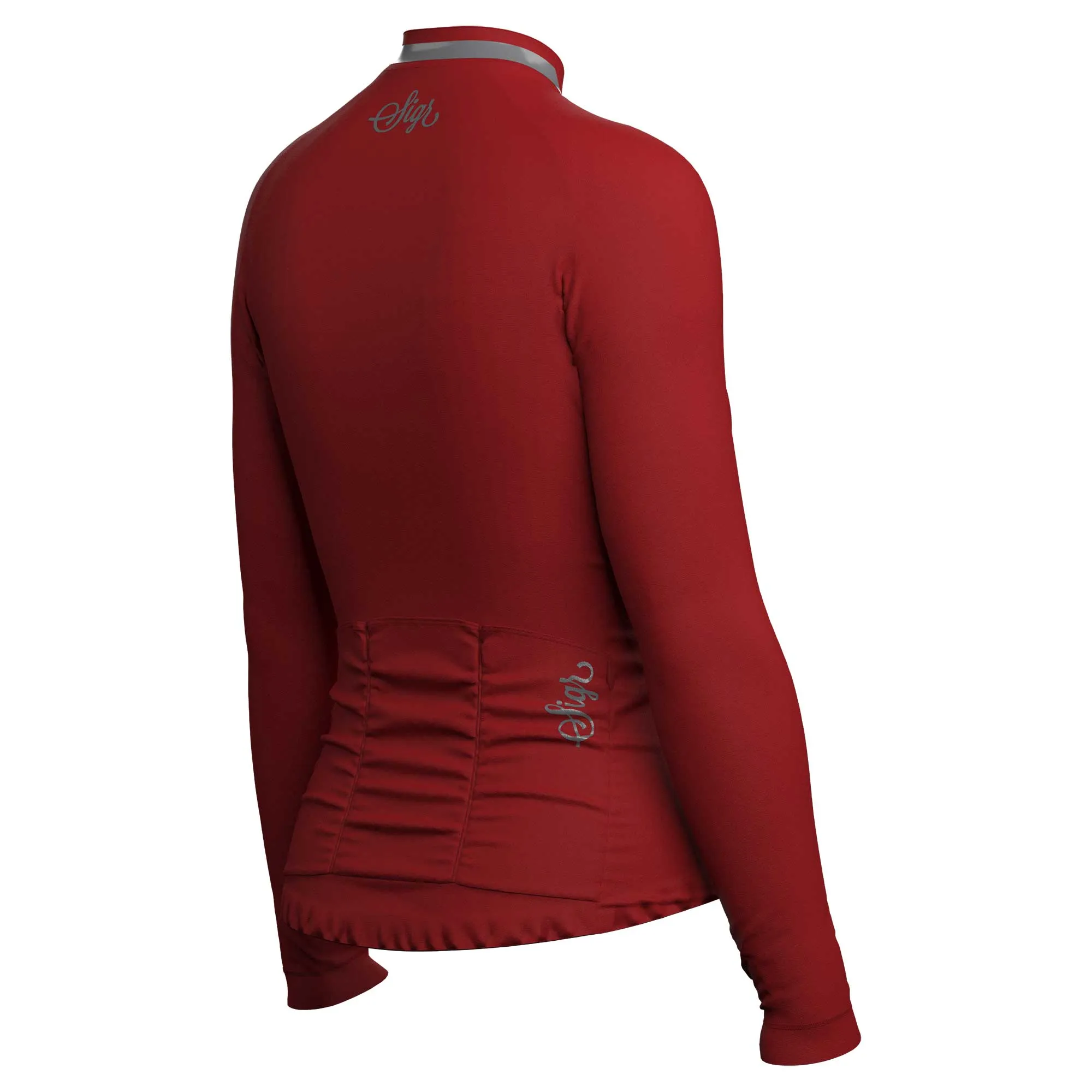 Wildflower Red Women's Long Sleeved Jersey