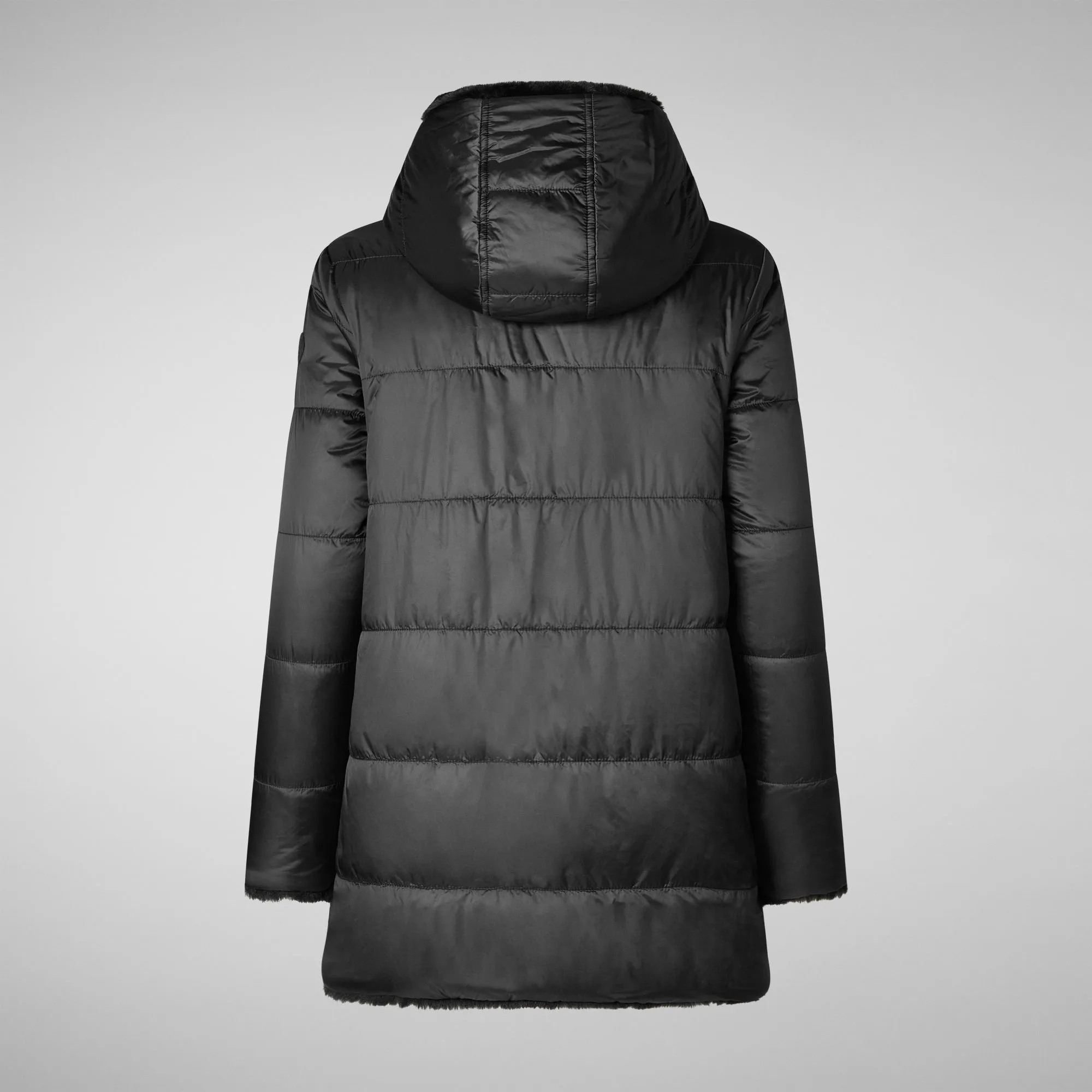 Woman's hooded jacket Bridget in black