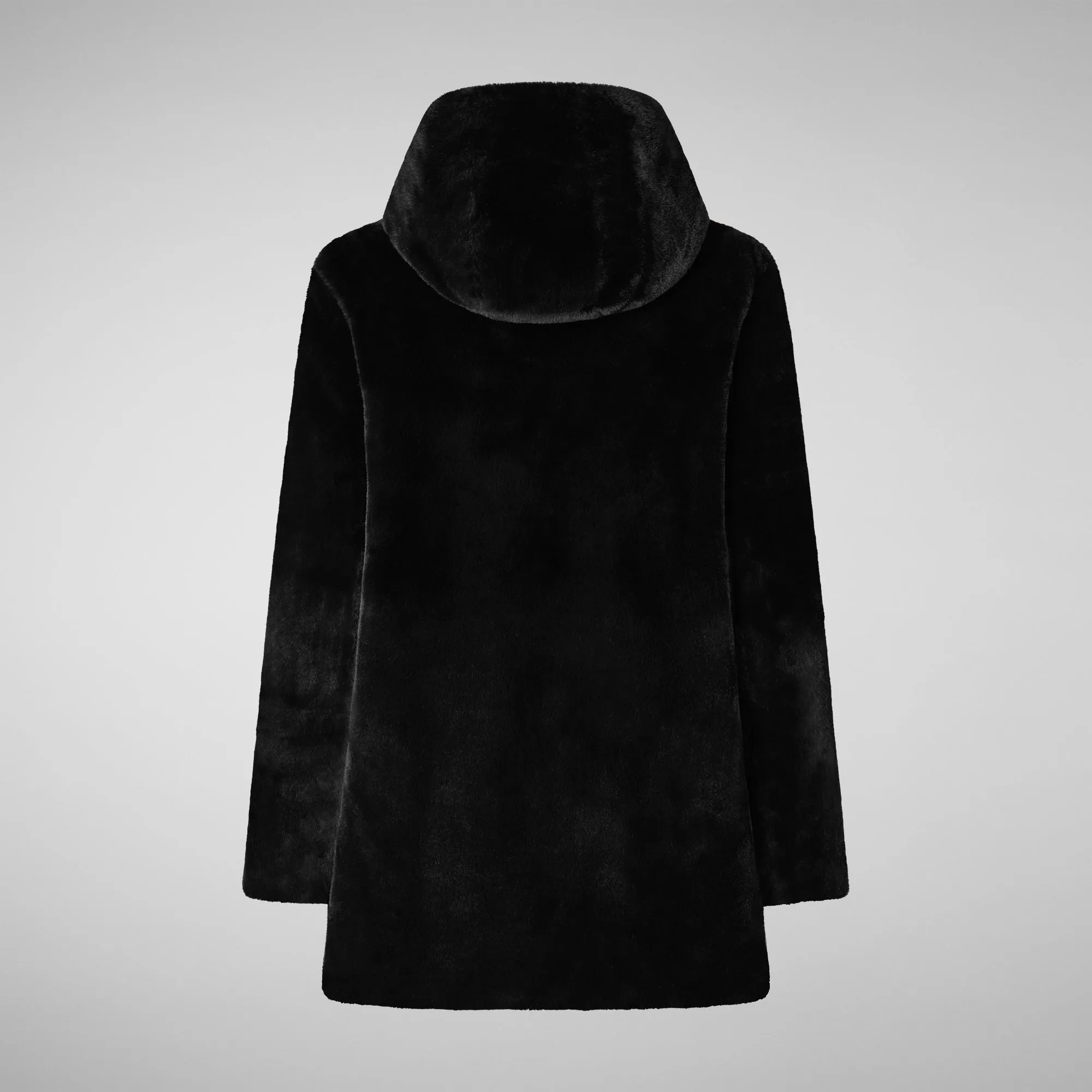 Woman's hooded jacket Bridget in black