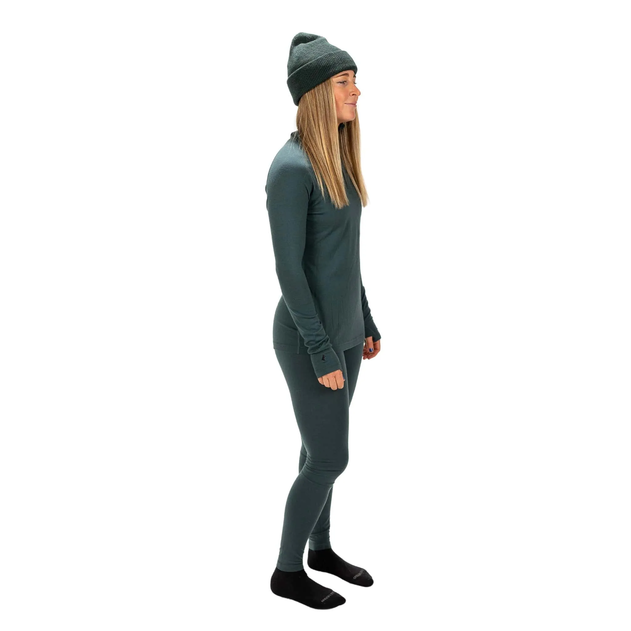 Women's Aspect Midweight Merino Wool High Rise Base Layer Bottoms